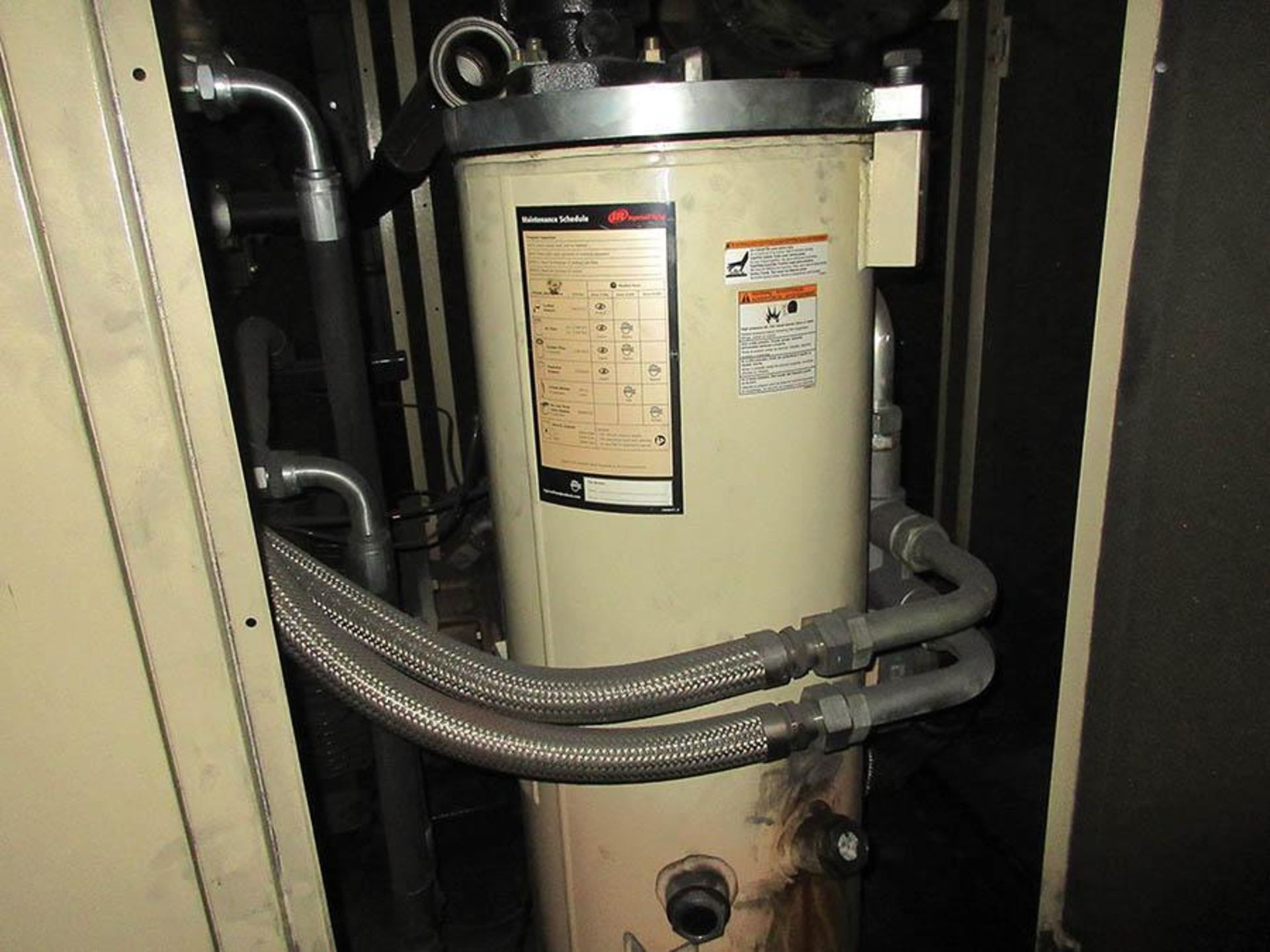 2016 INGERSOLL RAND 200-HP ROTARY SCREW AIR COMPRESSOR, MODEL R1601-W125, 125 PSIG, 460/60/3, S/N - Image 2 of 5