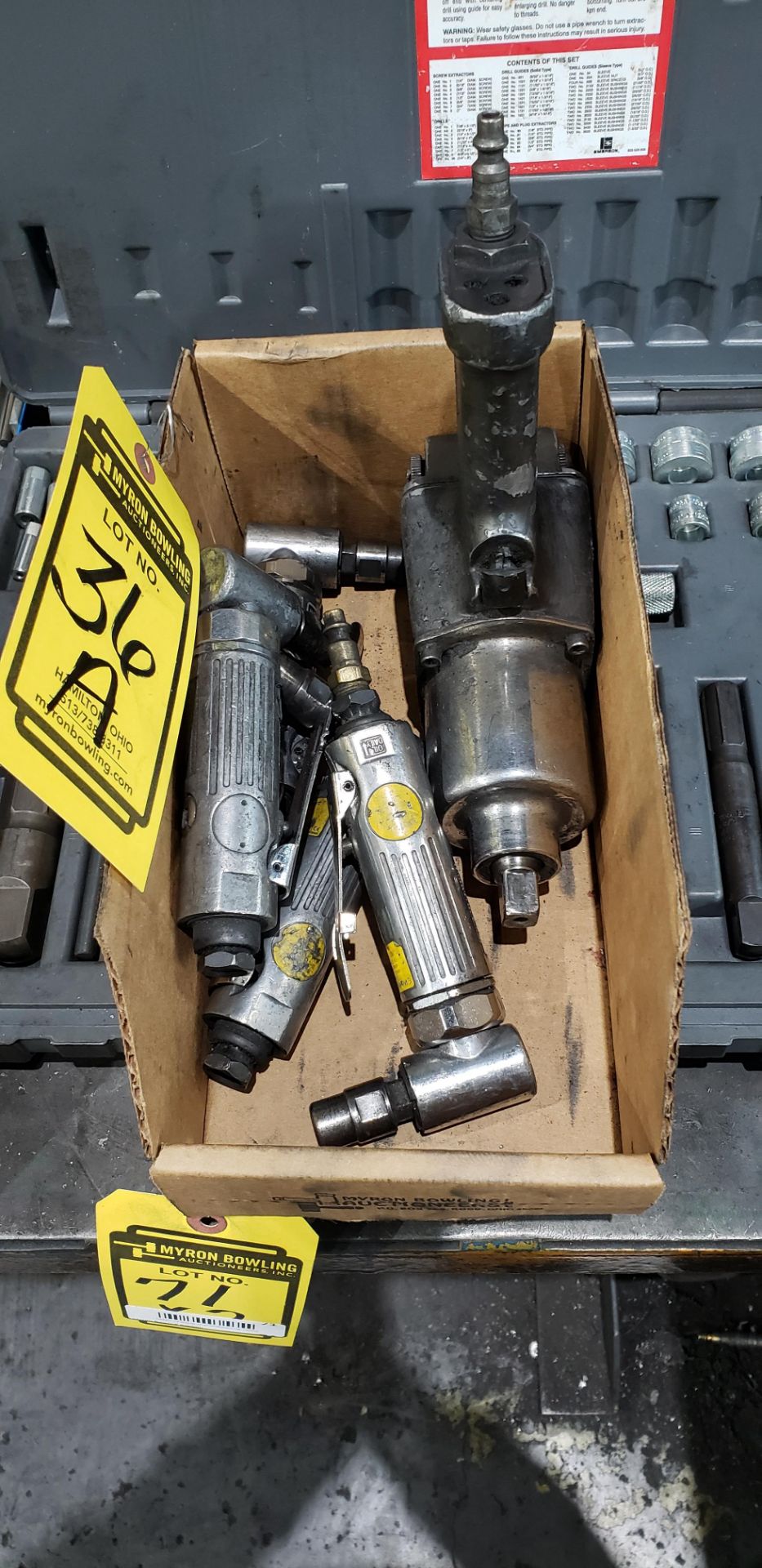 PNEUMATIC 1/4'' DIE GRINDERS AND 1/2'' DR. IMPACT WRENCH