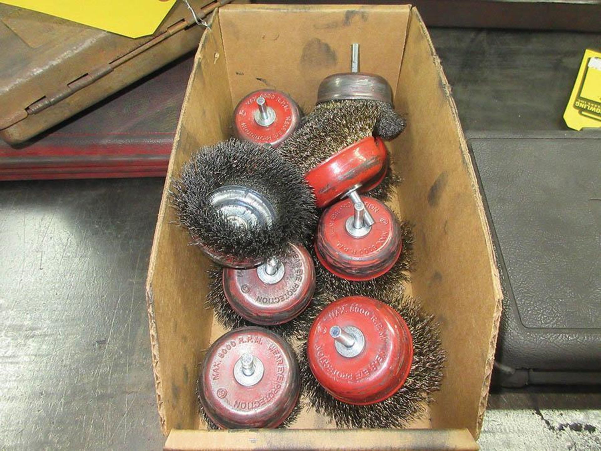 CRIMPED 3'' WIRE BRUSH CUPS