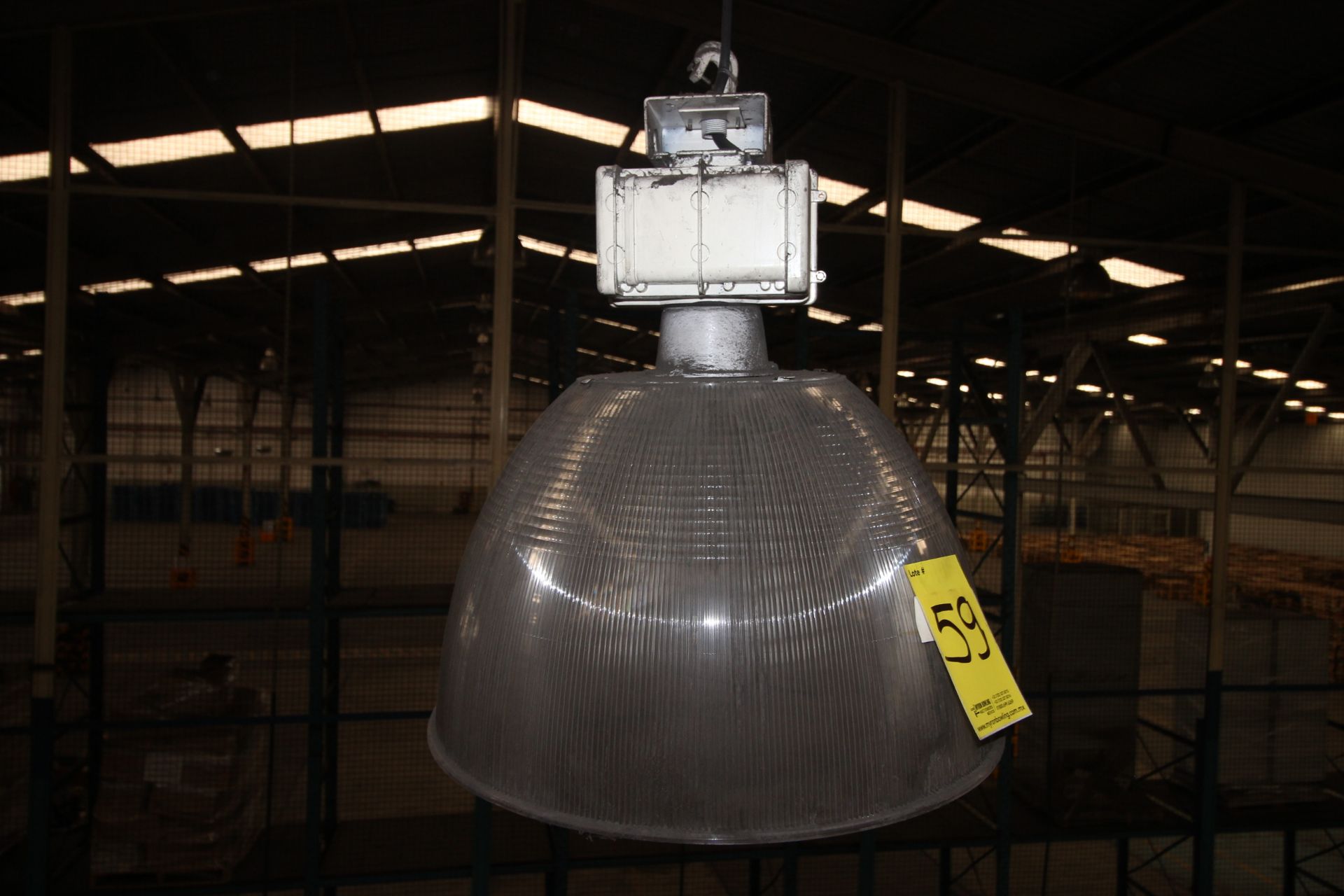 Lote de 8 lámparas de campana de Acrílico de aditivo metálico 400 watts. - Image 3 of 6