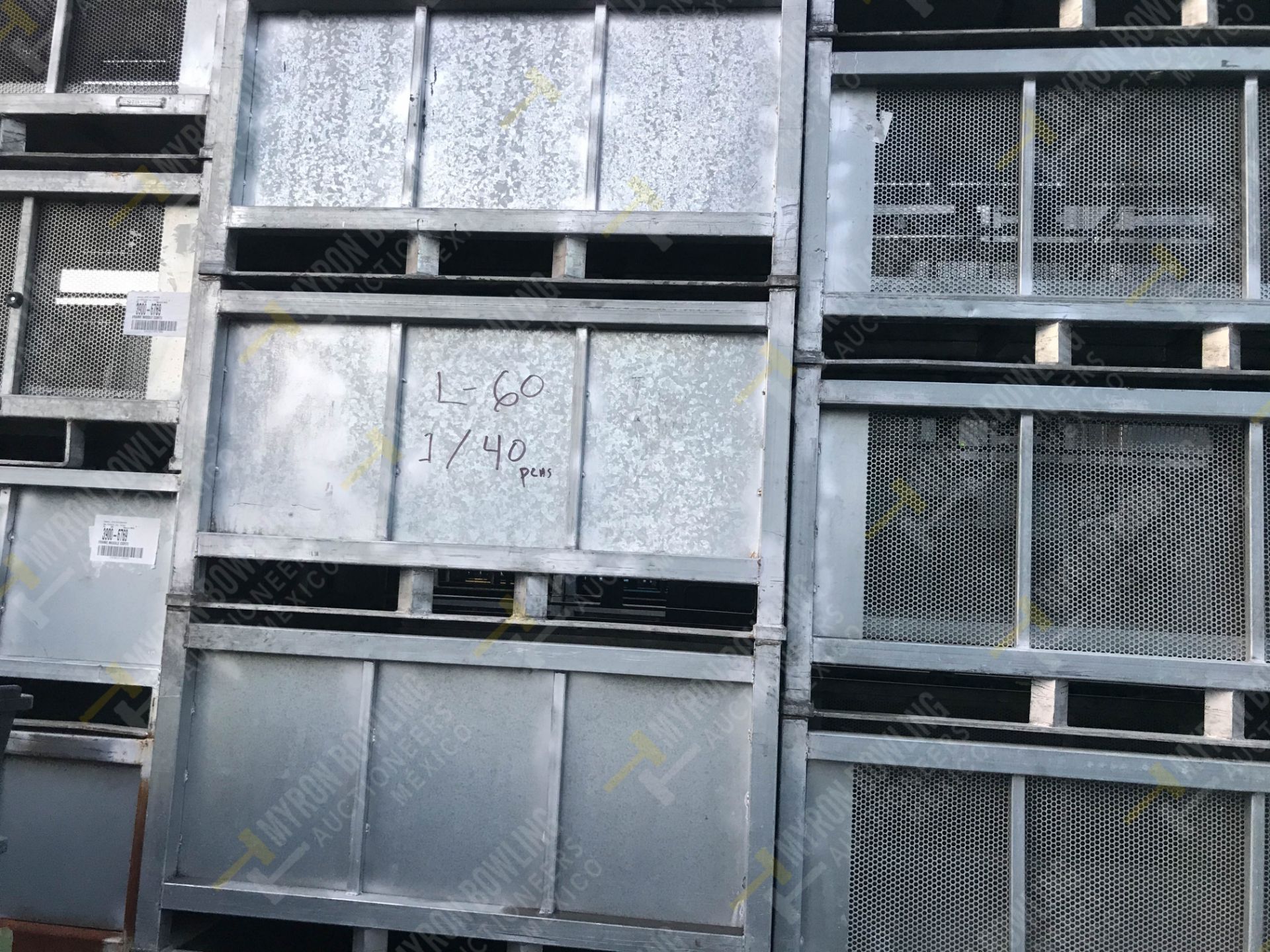 70 GALVANIZED STEEL CONTAINERS XYTEC (DIMENSIONS 0.60x1.32x1.24 METERS) - Image 2 of 3