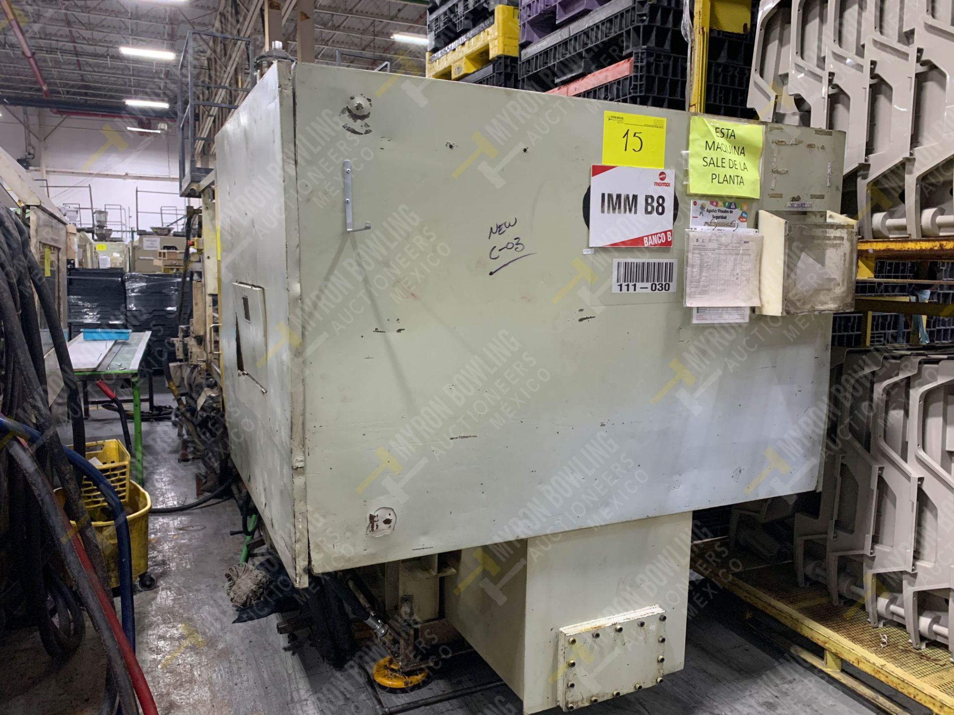 310 TON TOSHIBA ISGS310V10-19-AT PLASTIC INJECTION MOLDING MACHINE. - Image 3 of 19