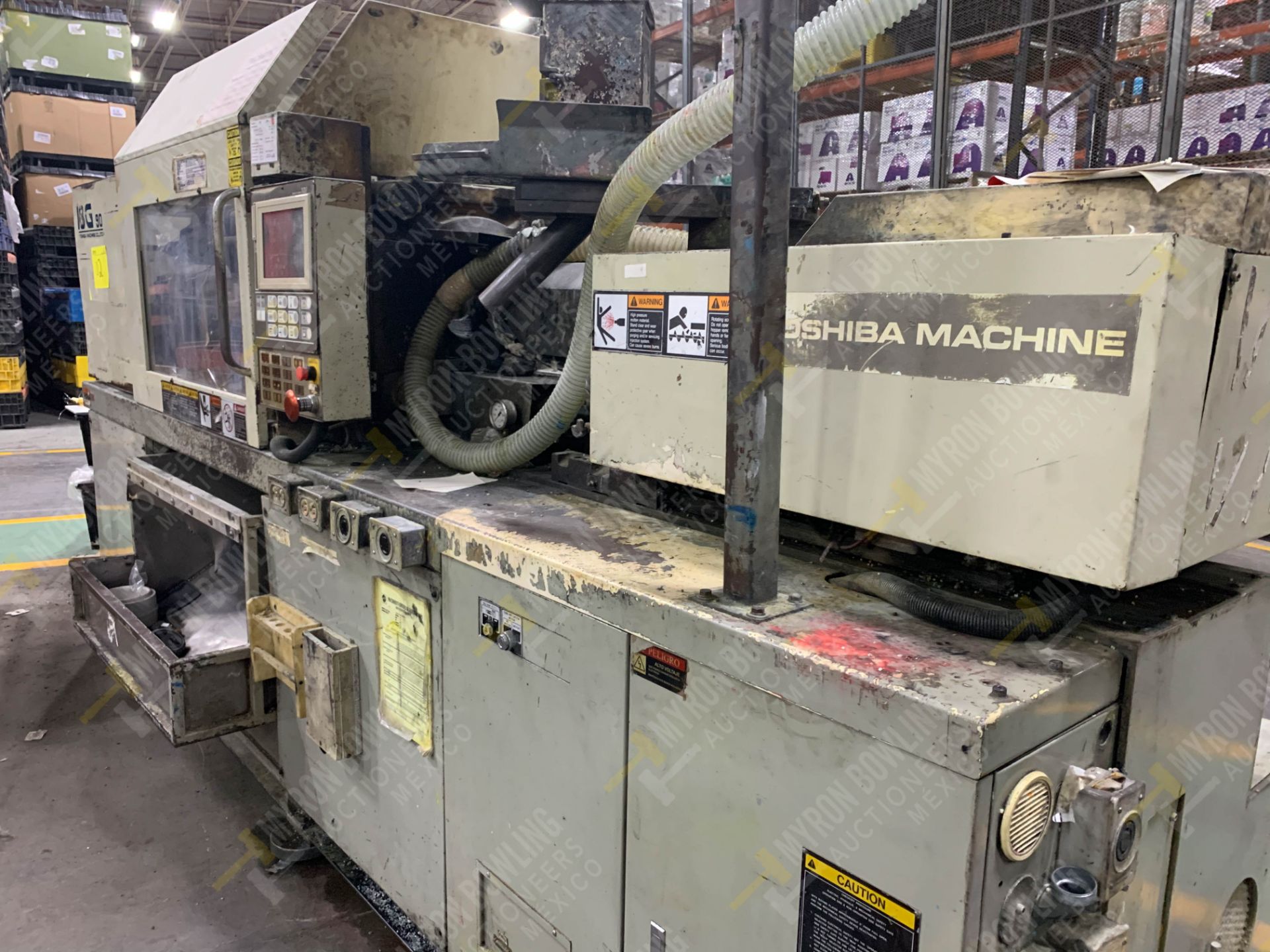 90 TON TOSHIBA ISG90 PLASTIC INJECTION MOLDING MACHINE - Image 2 of 14