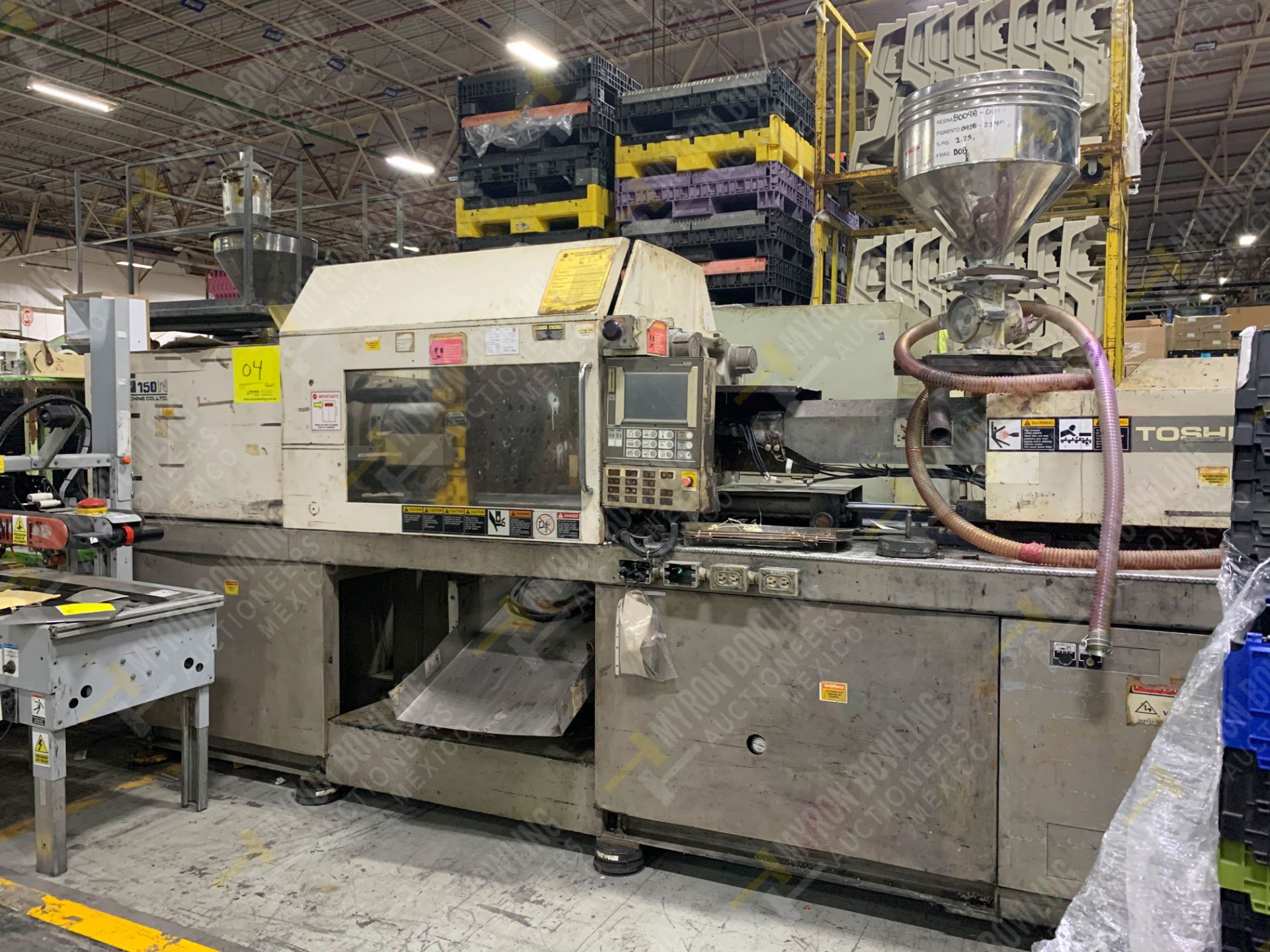 150 TON TOSHIBA ISG150NV10-5A PLASTIC INJECTION MOLDING MACHINE - Image 2 of 20