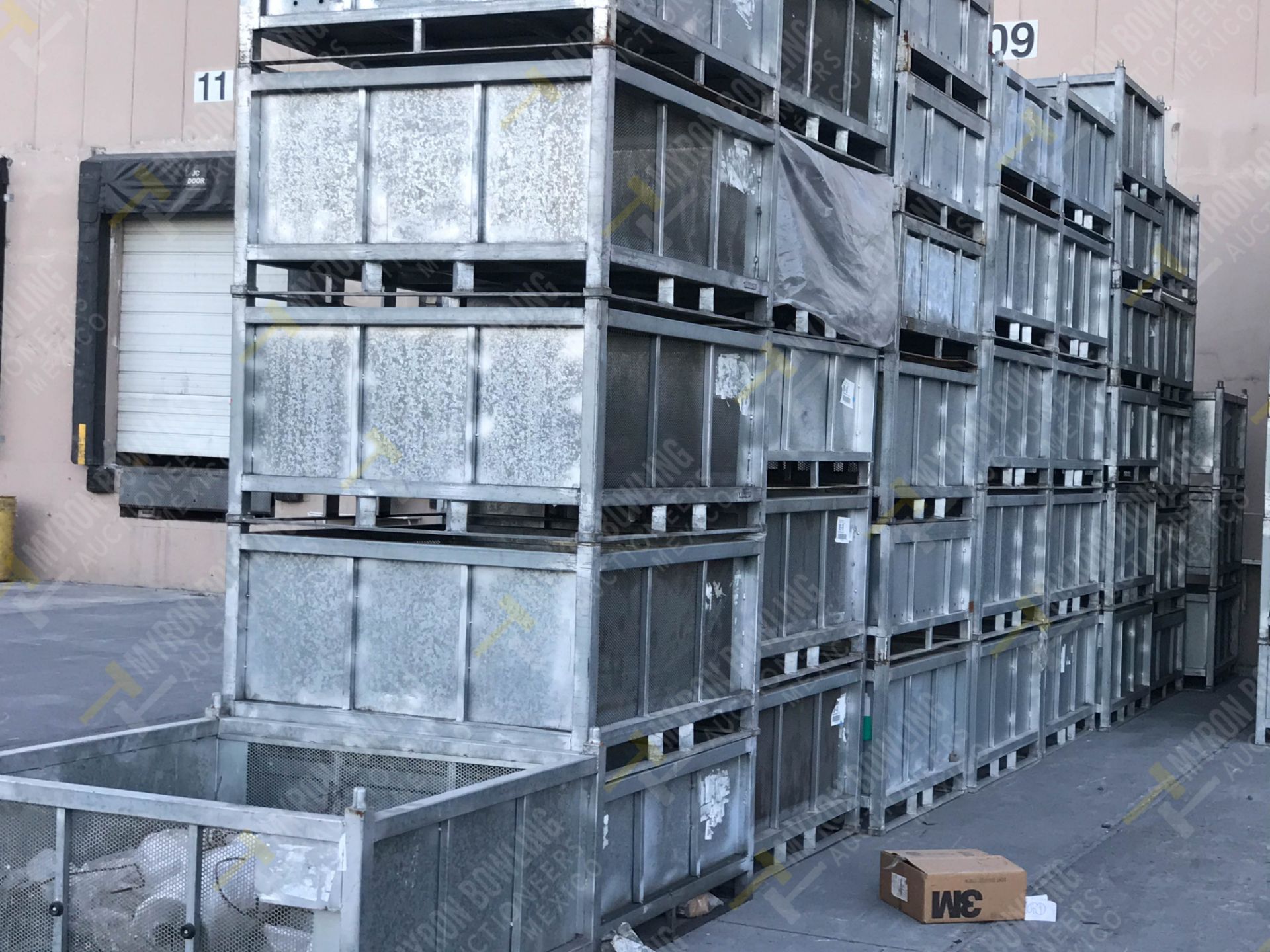 70 GALVANIZED STEEL CONTAINERS XYTEC (DIMENSIONS 0.60x1.32x1.24 METERS) - Image 2 of 8