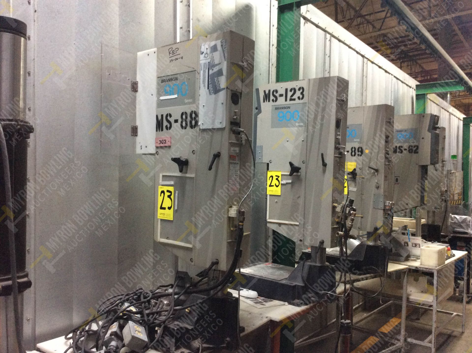 2 BRANSON 920 ULTRASONIC WELDING MACHINES