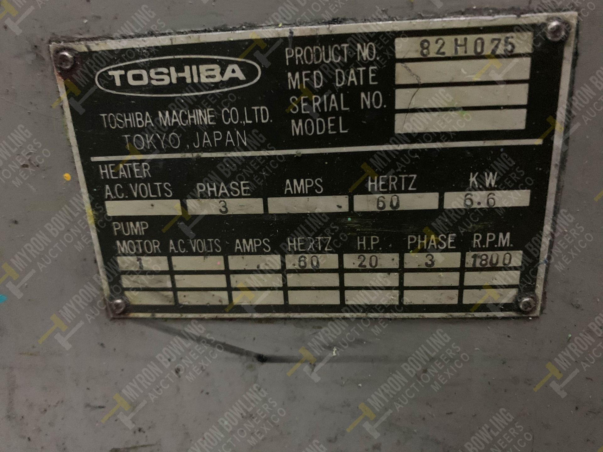 90 TON TOSHIBA ISGS90V10-2Y PLASTIC INJECTION MOLDING MACHINE - Image 16 of 17