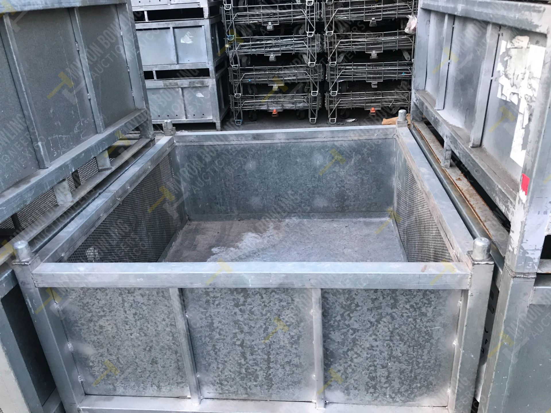 70 GALVANIZED STEEL CONTAINERS XYTEC (DIMENSIONS 0.60x1.32x1.24 METERS) - Image 2 of 10