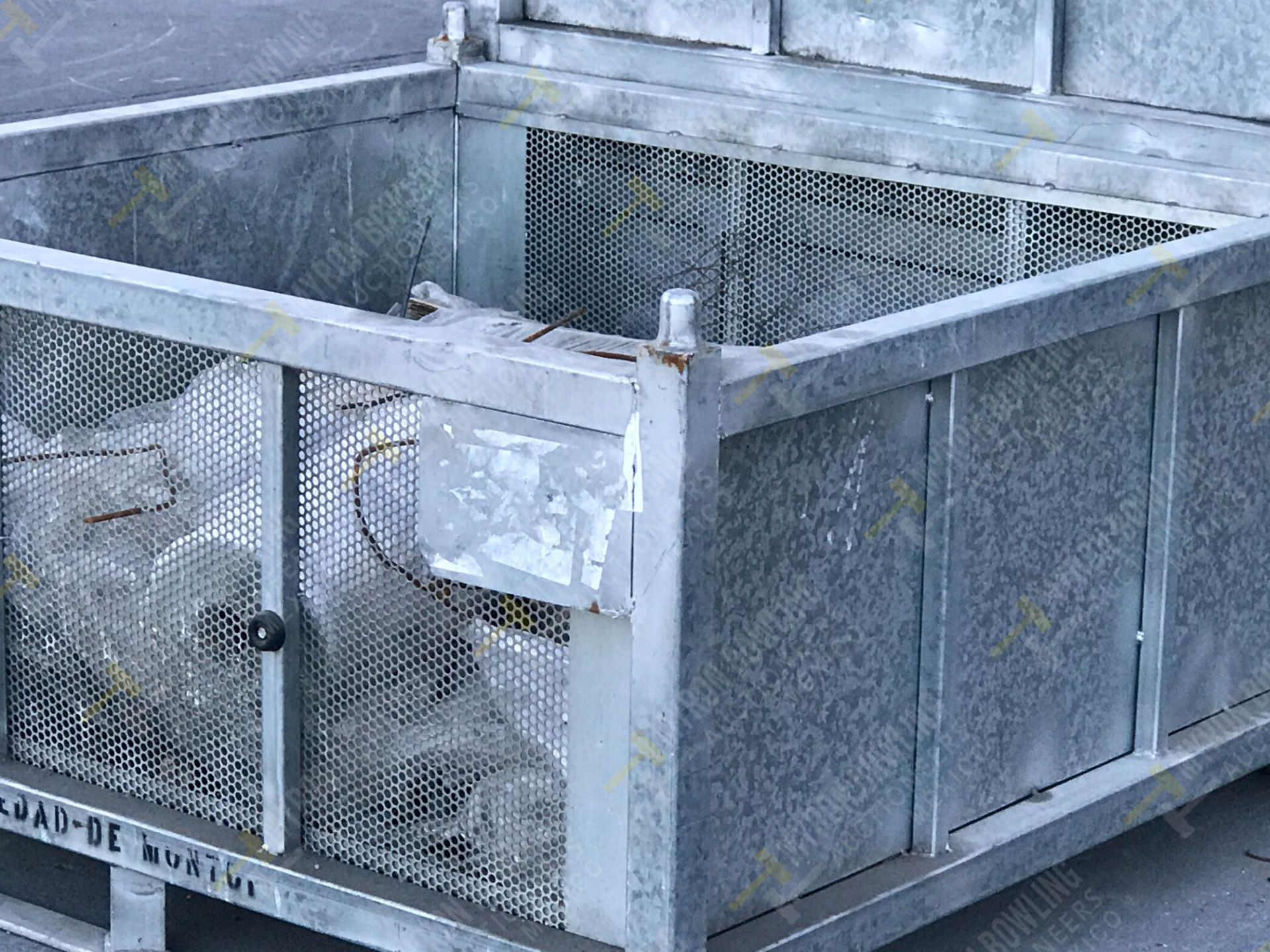 70 GALVANIZED STEEL CONTAINERS XYTEC (DIMENSIONS 0.60x1.32x1.24 METERS) - Image 5 of 10