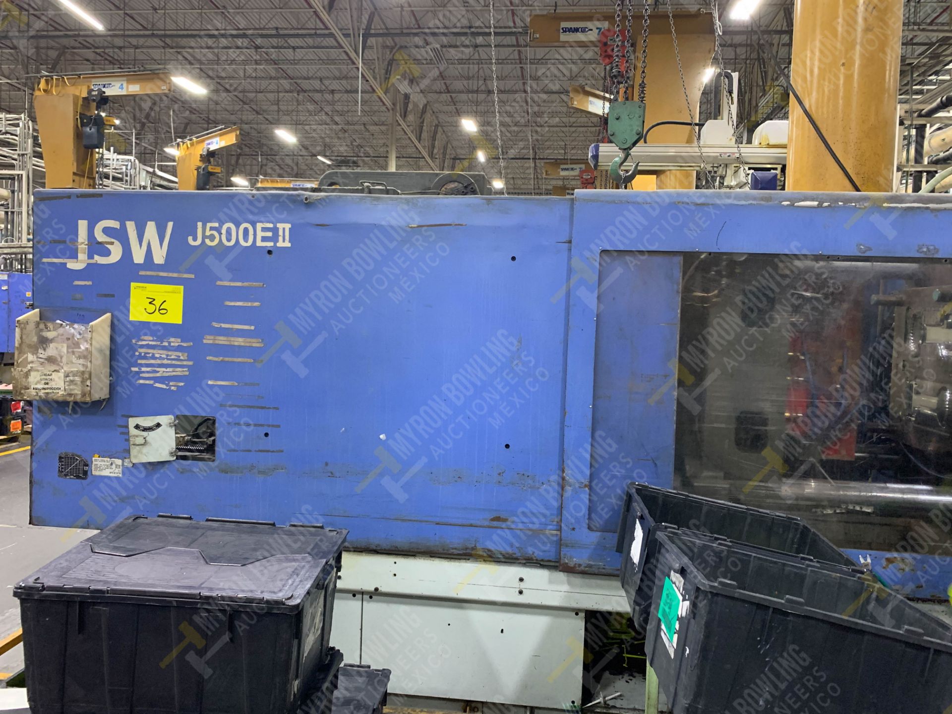 500 TON JSW J500ELL PLASTIC INJECTION MOLDING MACHINE, MFG YEAR 1998 - Image 20 of 23