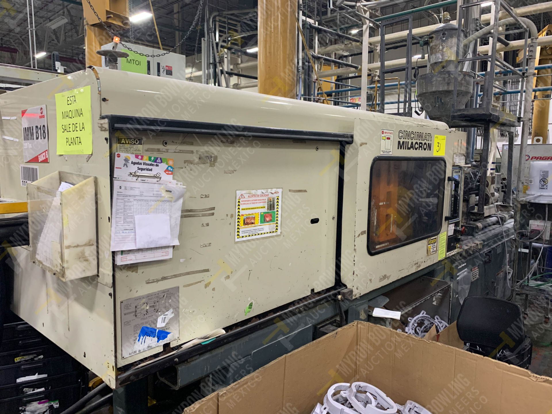 220 TON CINCINNATI MILACRON VT-220-20 PLASTIC INJECTION MOLDING MACHINE, MFG YEAR 1997