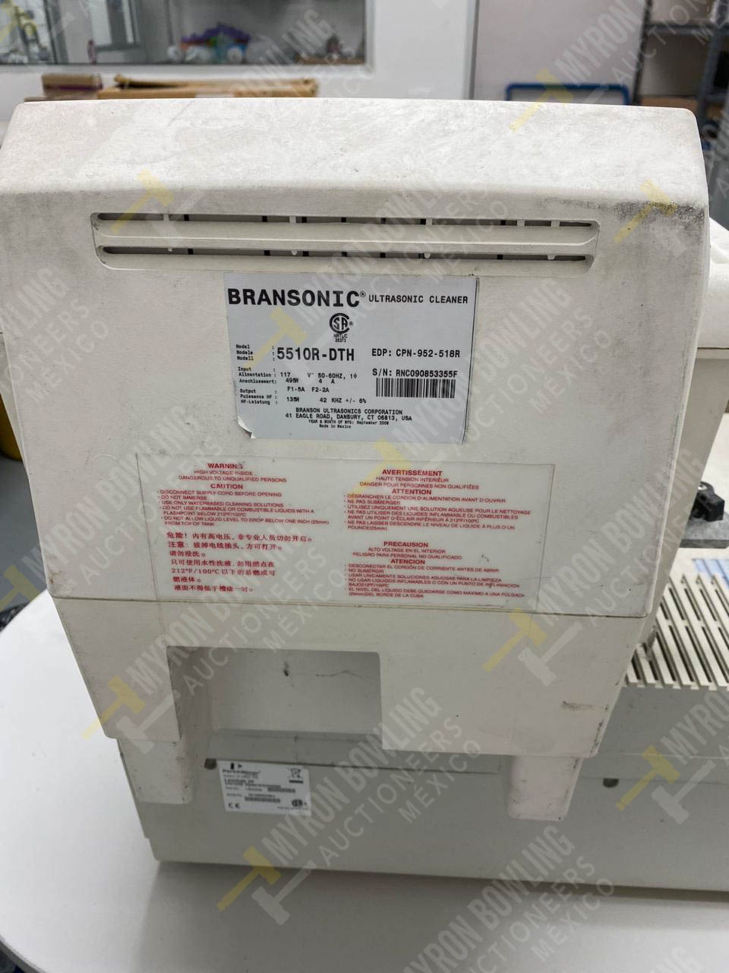 BRANSON 5510 ULTRASONIC CLEANER - Image 3 of 3