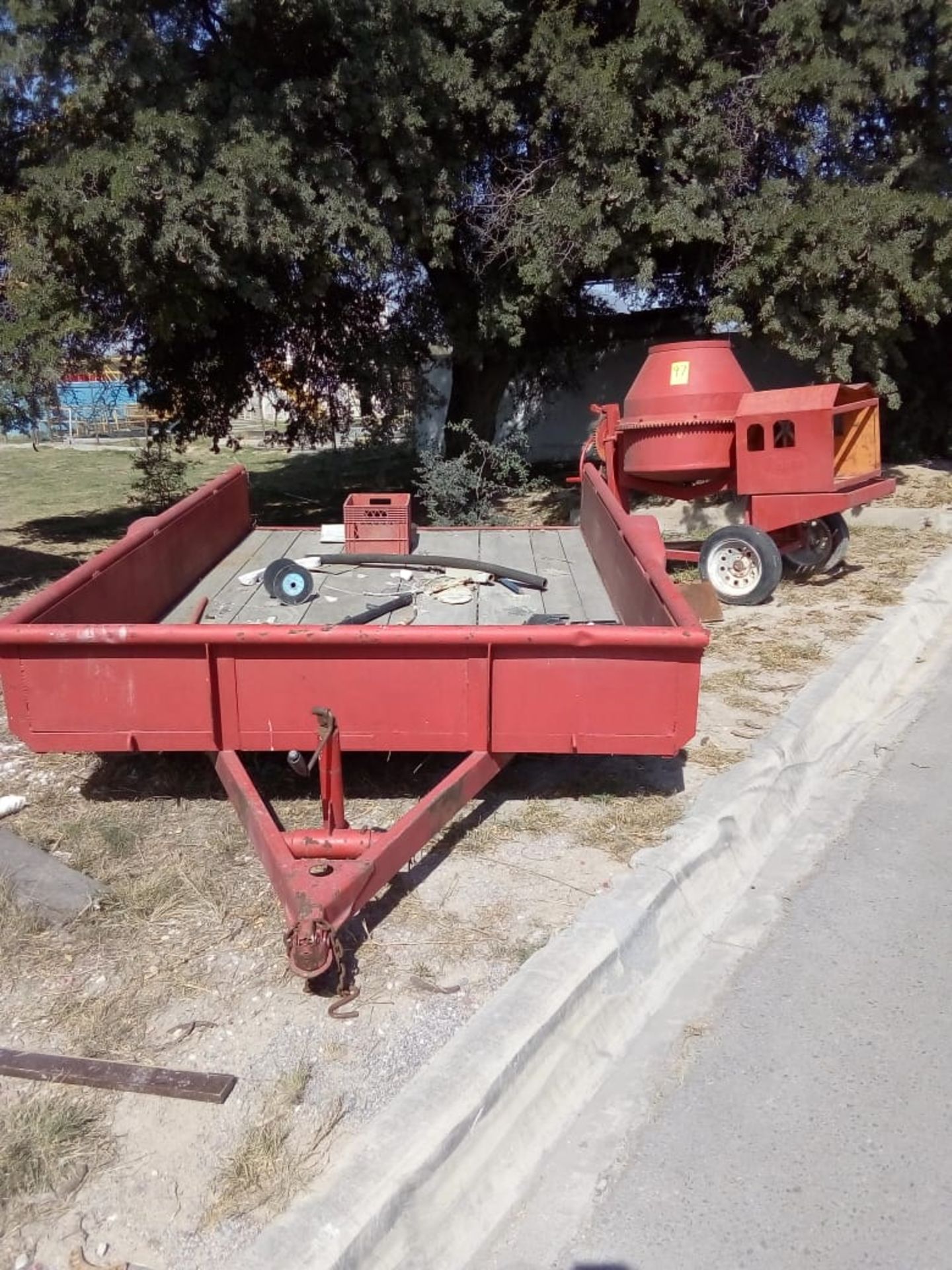 CONCRETE MIXER & TRAILER TOWING - Image 13 of 14