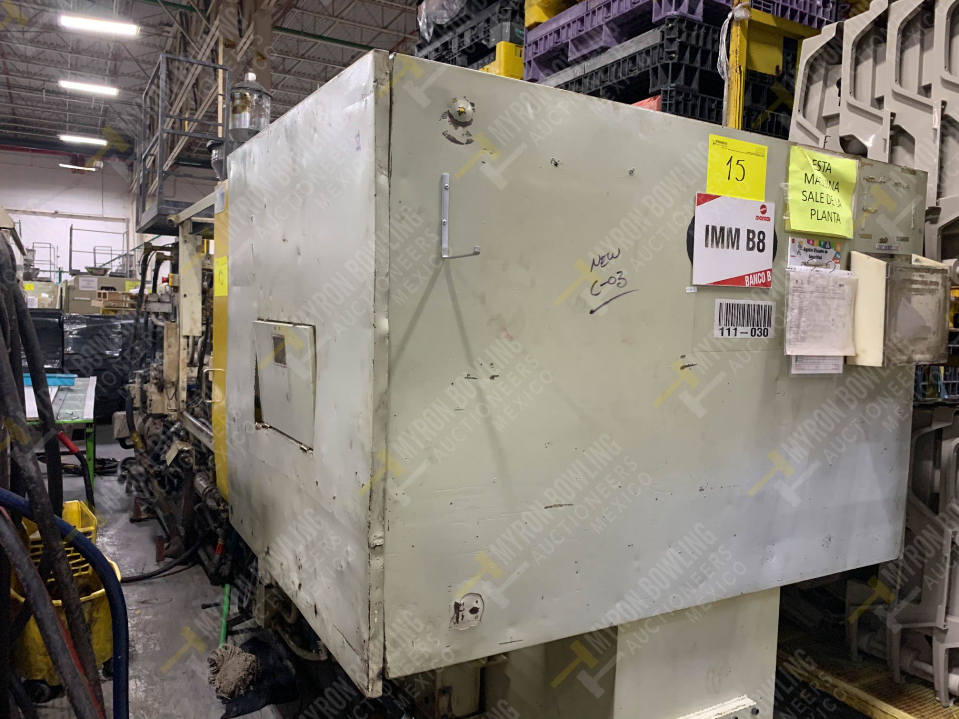 310 TON TOSHIBA ISGS310V10-19-AT PLASTIC INJECTION MOLDING MACHINE. - Image 4 of 19