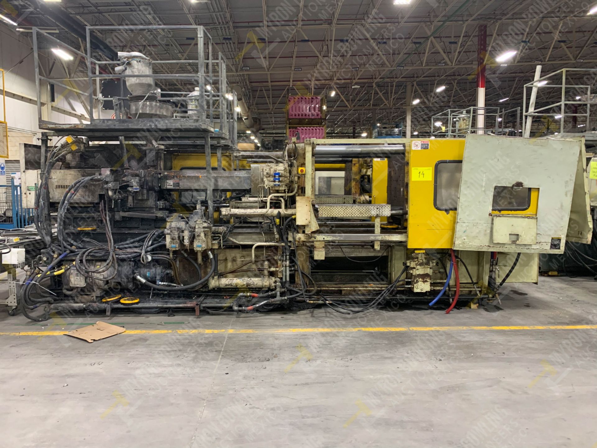 310 TON TOSHIBA ISGS310V10-19-AT PLASTIC INJECTION MOLDING MACHINE. - Image 17 of 24