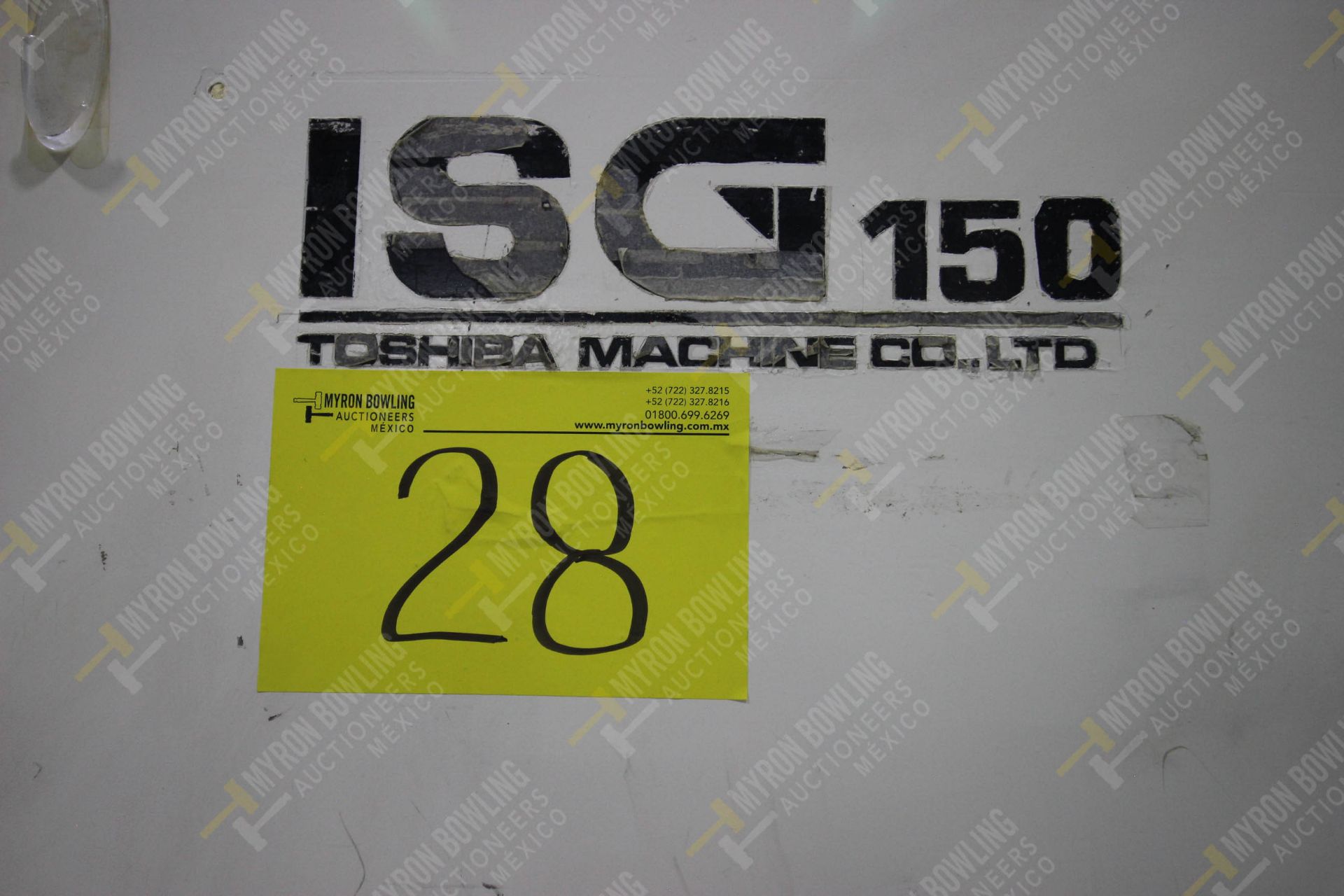 INYECTORA DE PLASTICO, MARCA TOSHIBA ISG 150, NO. SERIE 731302, NO. ACTIVO D-01, AÑO 1997, MODELO G - Image 13 of 13