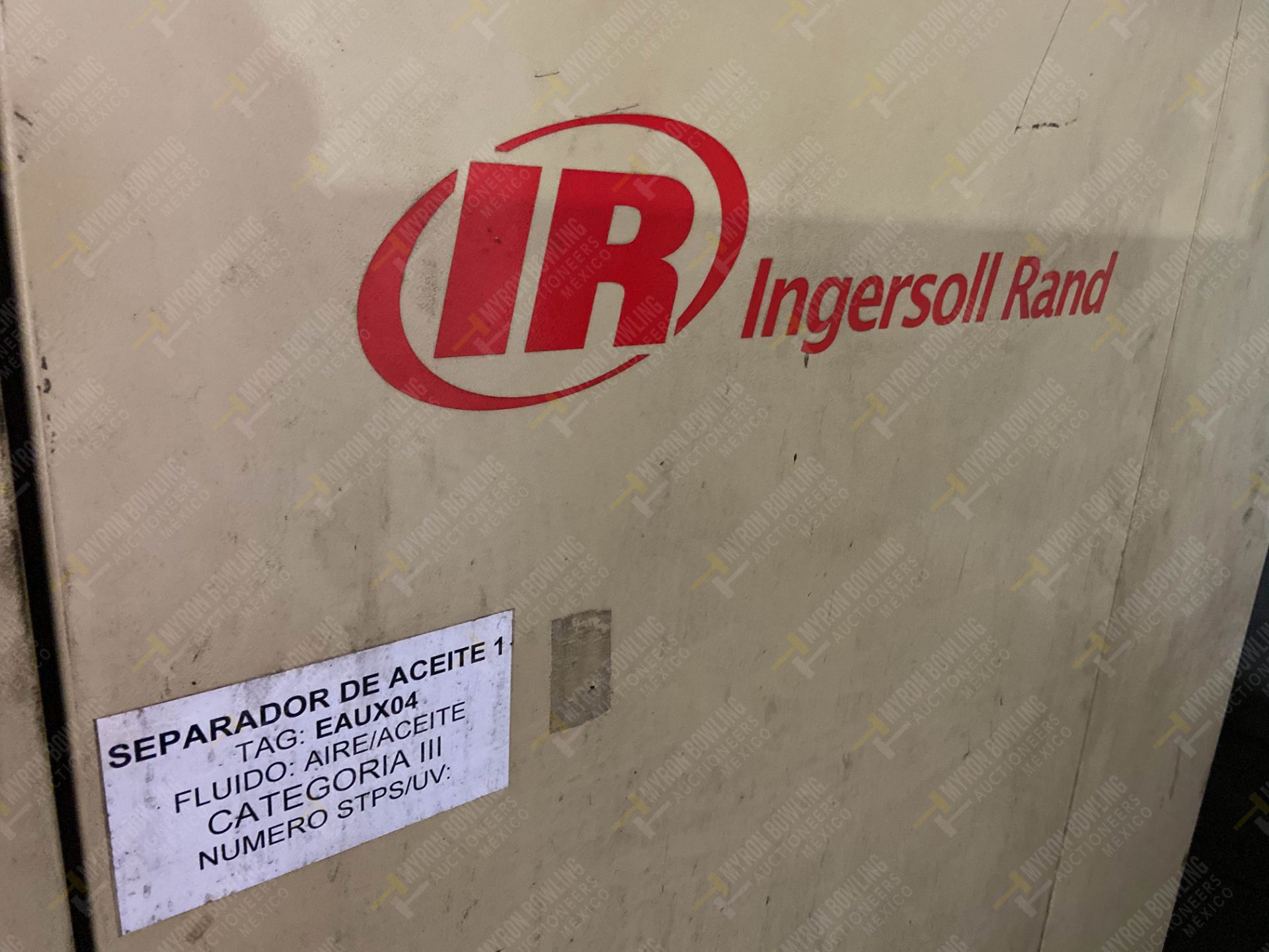 COMPRESOR DE TORNILLO, MARCA INGERSOLL RAND, MODELO, SSR-XF100, NO. SERIE. CK9505U11060, 100 PSI, 1 - Image 10 of 14