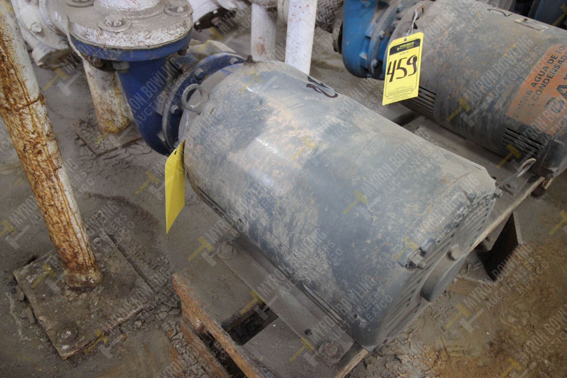 BOMBA CENTRIFUGA Y CON MOTOR BALDOR DE 25 HO A 3500 RPM