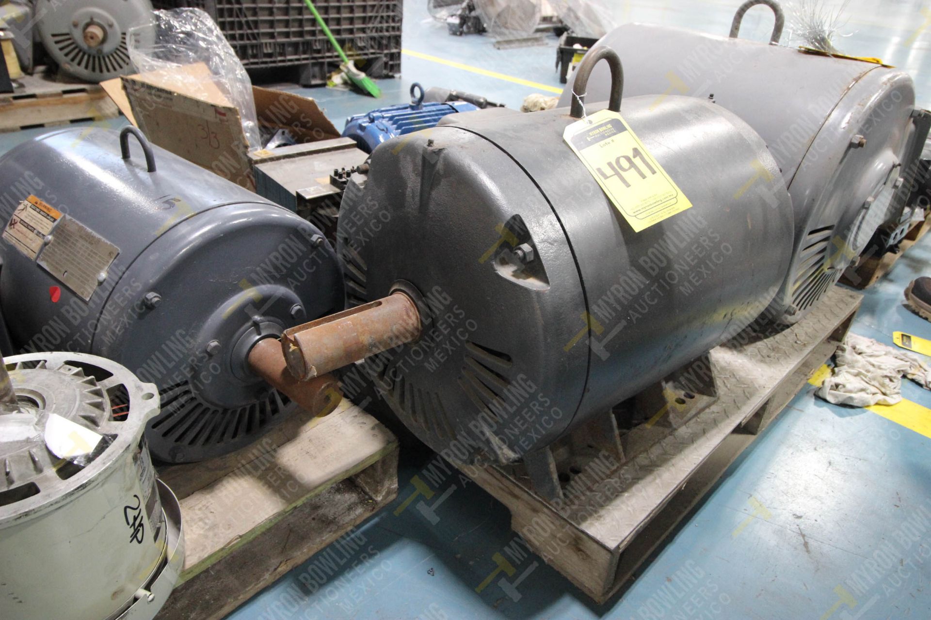 MOTOR ELECTRICO, MARCA LINCOLN, MODELO SD4P75T61Y, CAPACIDAD DE 75 HP - Image 2 of 7