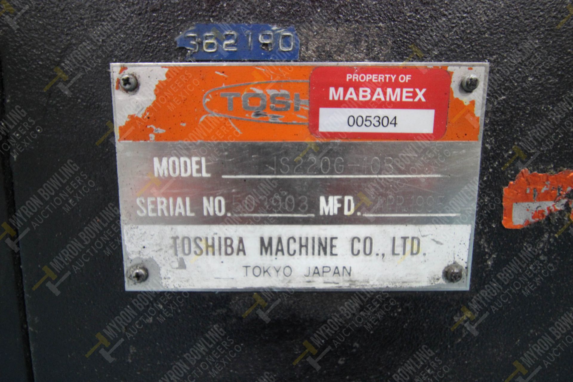 INYECTORA DE PLASTICO, MARCA TOSHIBA IS220G, NO. SERIE 503903, NO. ACTIVO K02, AÑO 1995, MODELO IS2 - Image 16 of 18