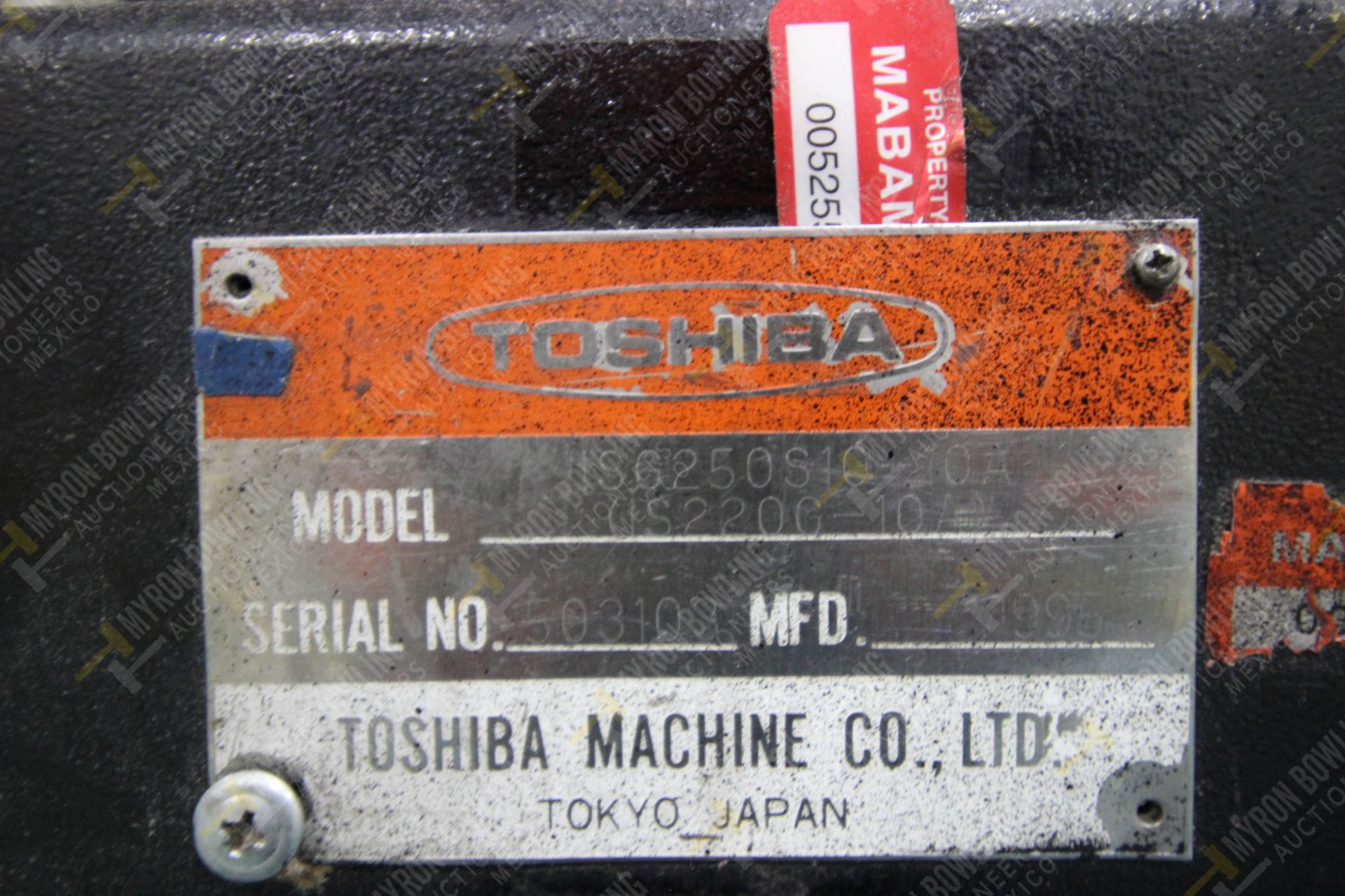 INYECTORA DE PLASTICO, MARCA TOSHIBA ISG 250, NO. SERIE 503103, NO. ACTIVO C15, AÑO 1995, MODELO IS - Image 19 of 21