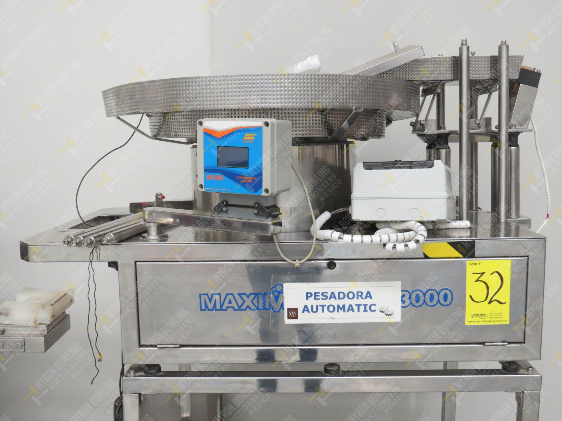 Pesadora automática de precisión marca JHM Máquinas, Modelo Maximatic CLP 3000 Incluye …