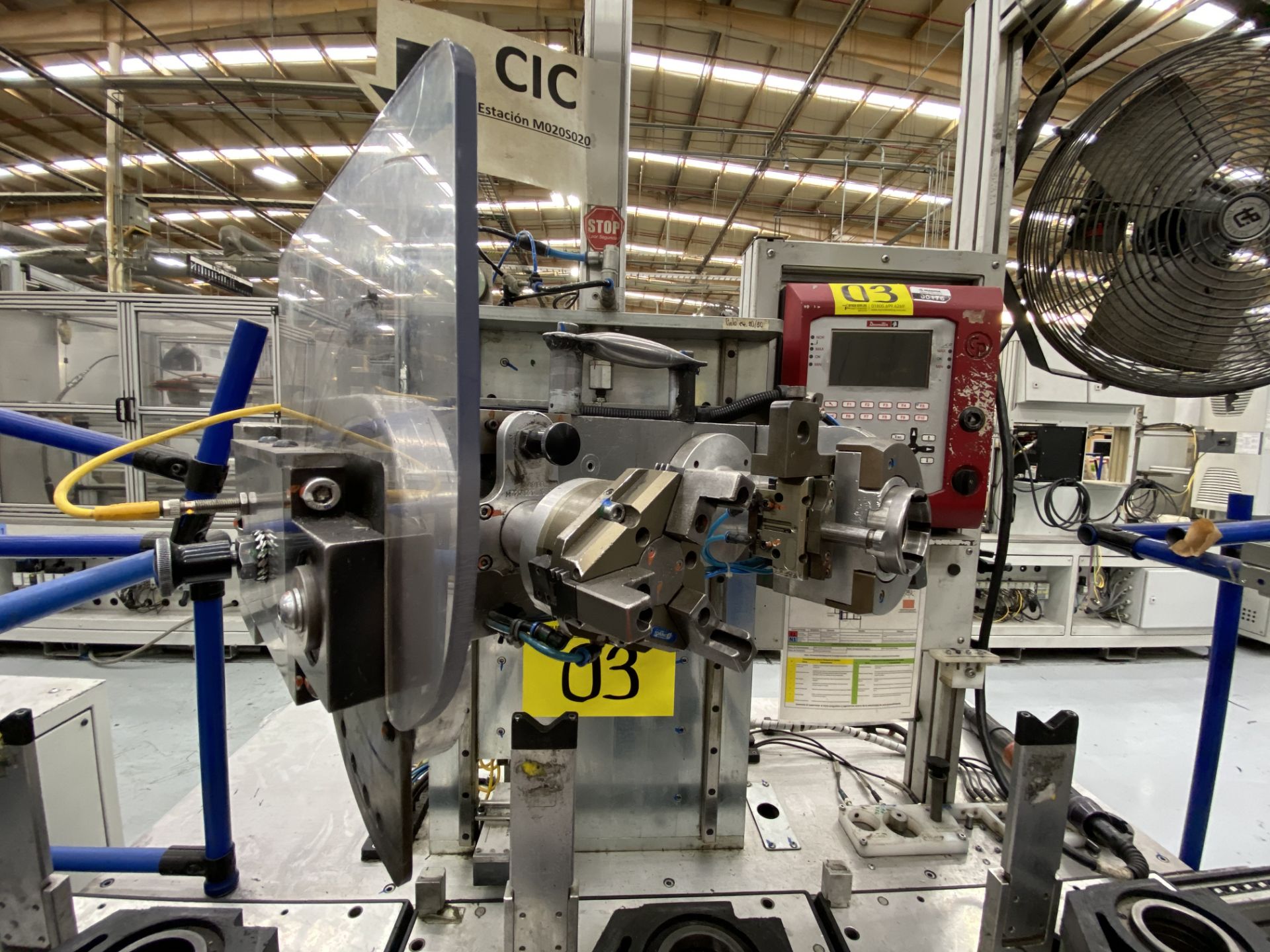 Manual working station for gears assembly, including frame in structure of steel plate - Image 3 of 10