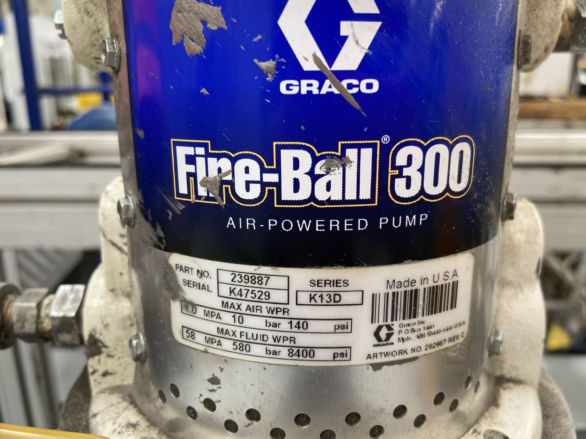 Two GRACO grease pumps model E15E and serial number: K52993 - Image 4 of 10