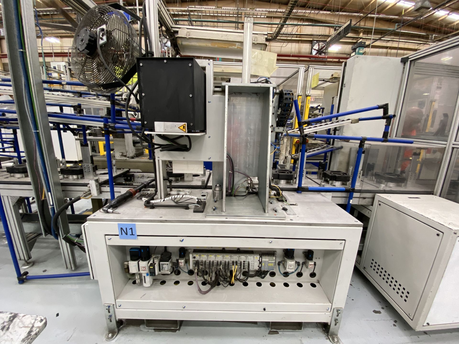 Manual working station for gears assembly, including frame in structure of steel plate - Image 5 of 10