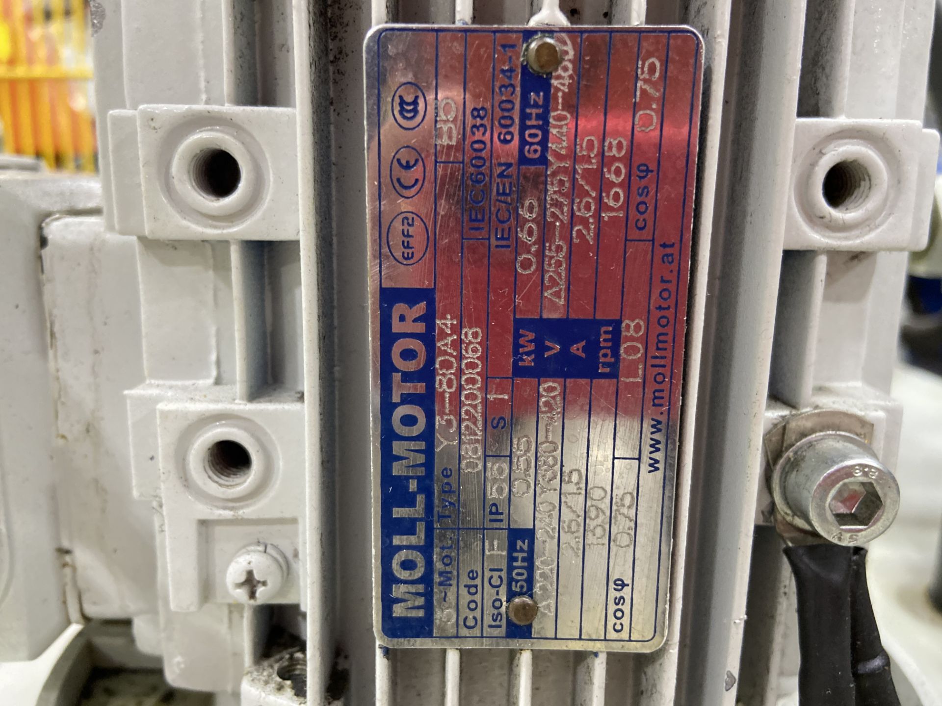 AMS hydraulic pump for box oil filling with 2 0.55 KW and 0.44 KW motors. - Image 8 of 9