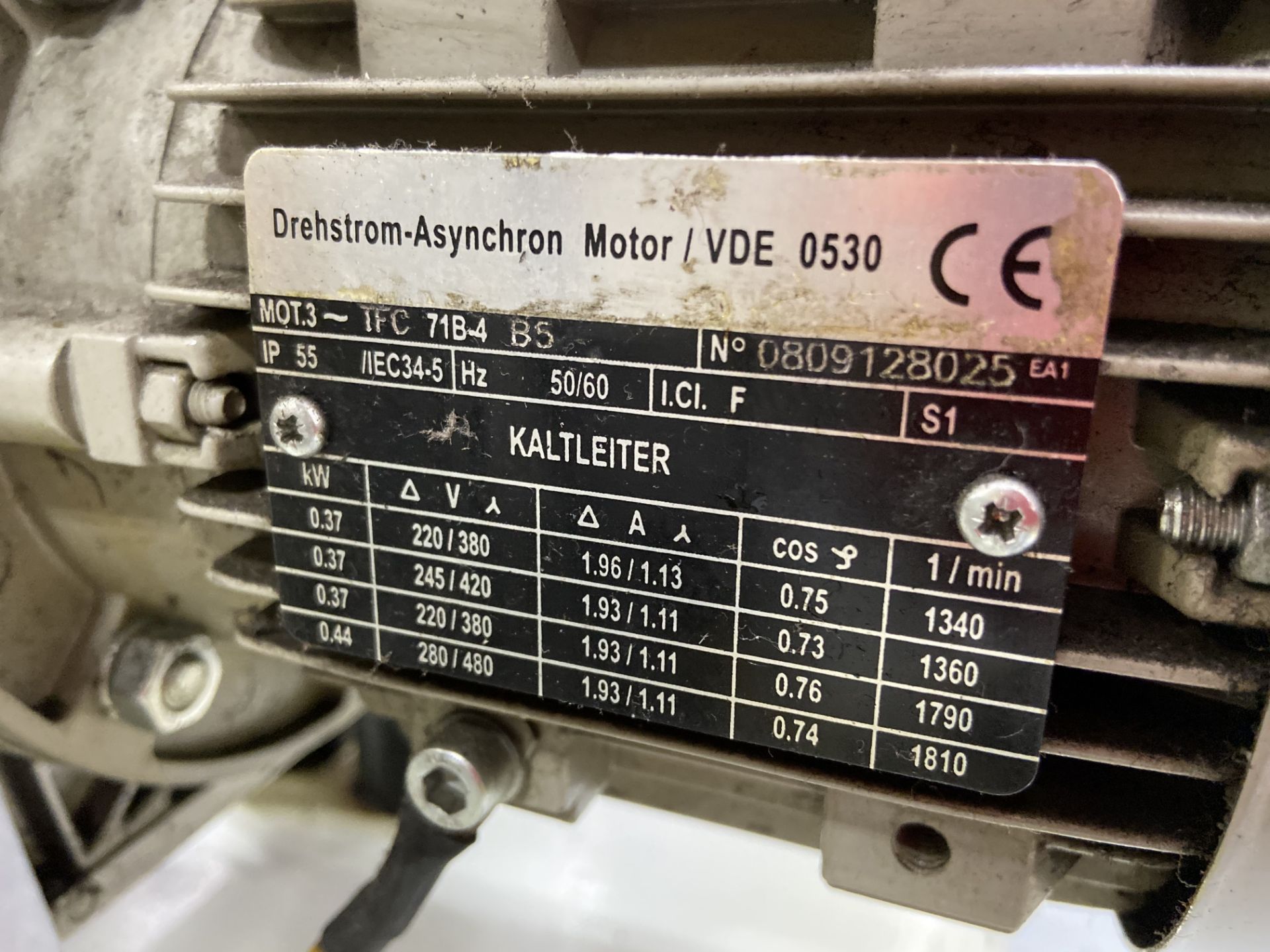 AMS hydraulic pump for box oil filling with 2 0.55 KW and 0.44 KW motors. - Image 7 of 9