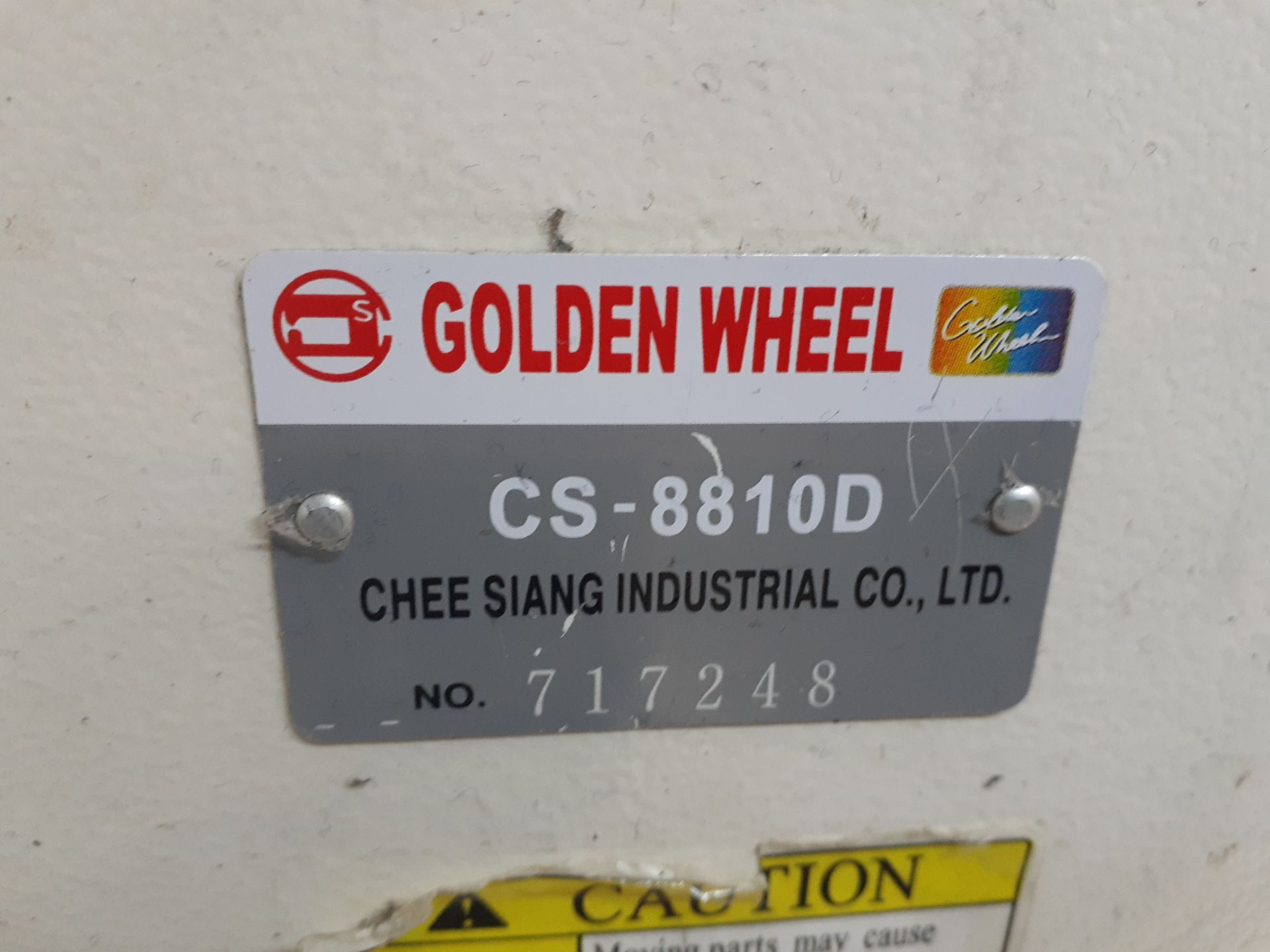 (2) Máquinas de costura marca Golden Wheel de una aguja, Modelo: CS-8810D - Image 6 of 18