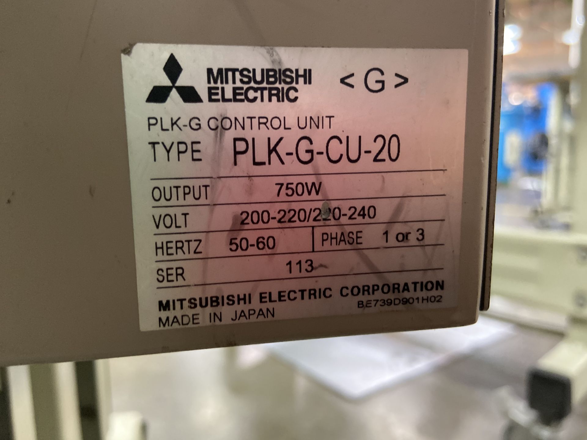 Máquina de costura programable marca Mitsubishi de una aguja, Modelo: PLK-G2516, - Image 22 of 24