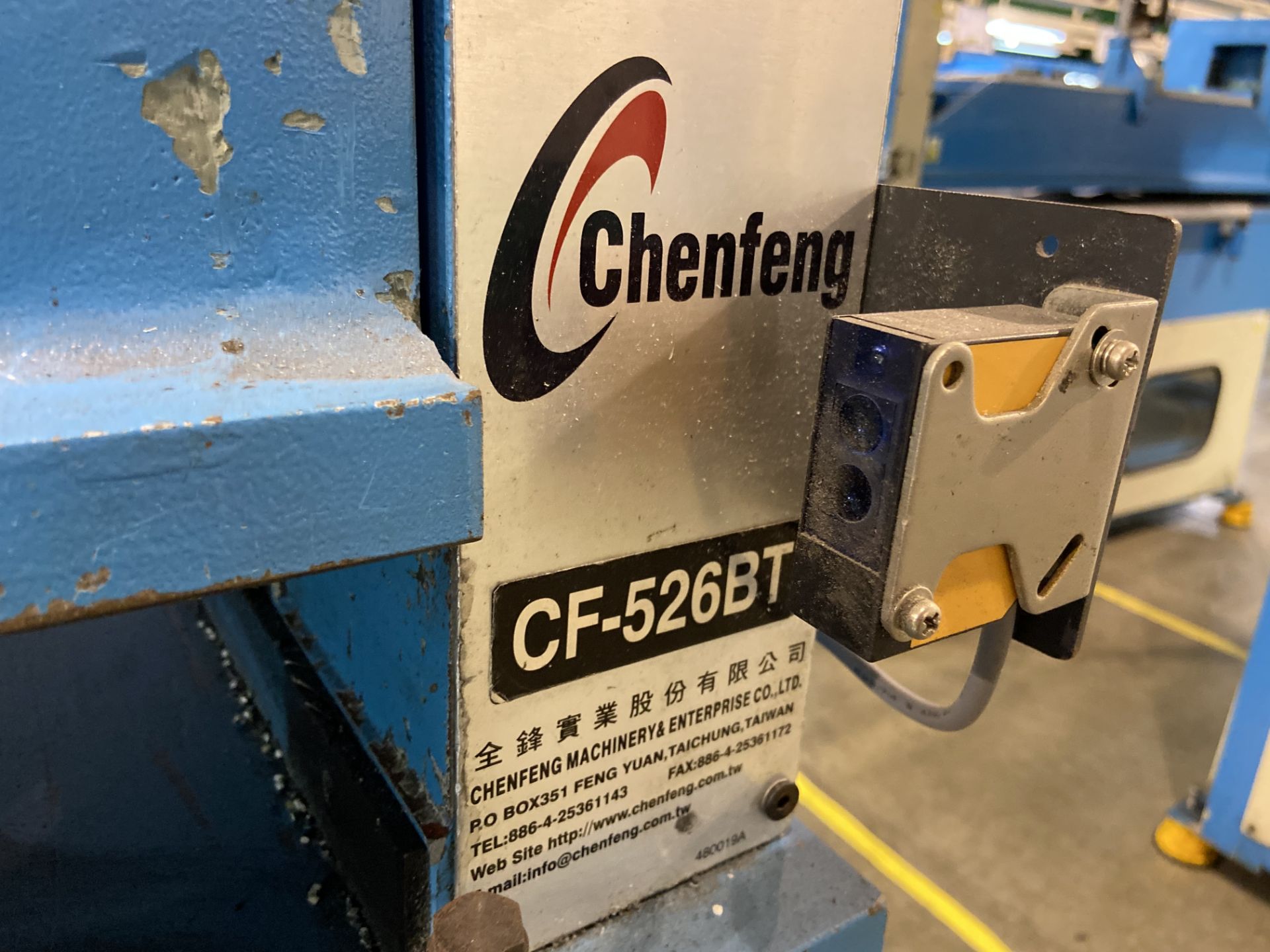 (2) Prensas de corte hidráulica plana, marca Chenfeng, Modelo: CF-526BT, CF-526C Favor de inspeccion - Image 9 of 12