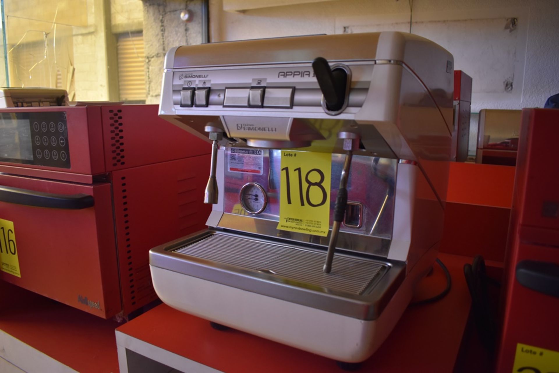 Máquina de café esspreso semiautomática de un grupo marca Simonelli, Modelo: APPIA II S GR1 - Image 2 of 9
