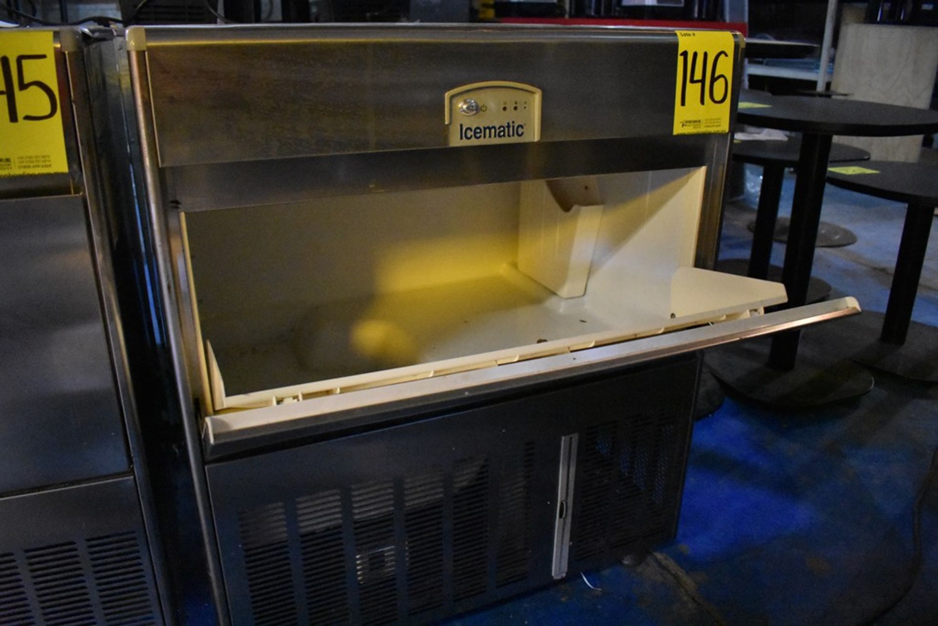 Máquina fabricadora de hielo en acero inoxidable marca Icematic, Modelo: E90 A IX 220/60/1 - Image 7 of 9