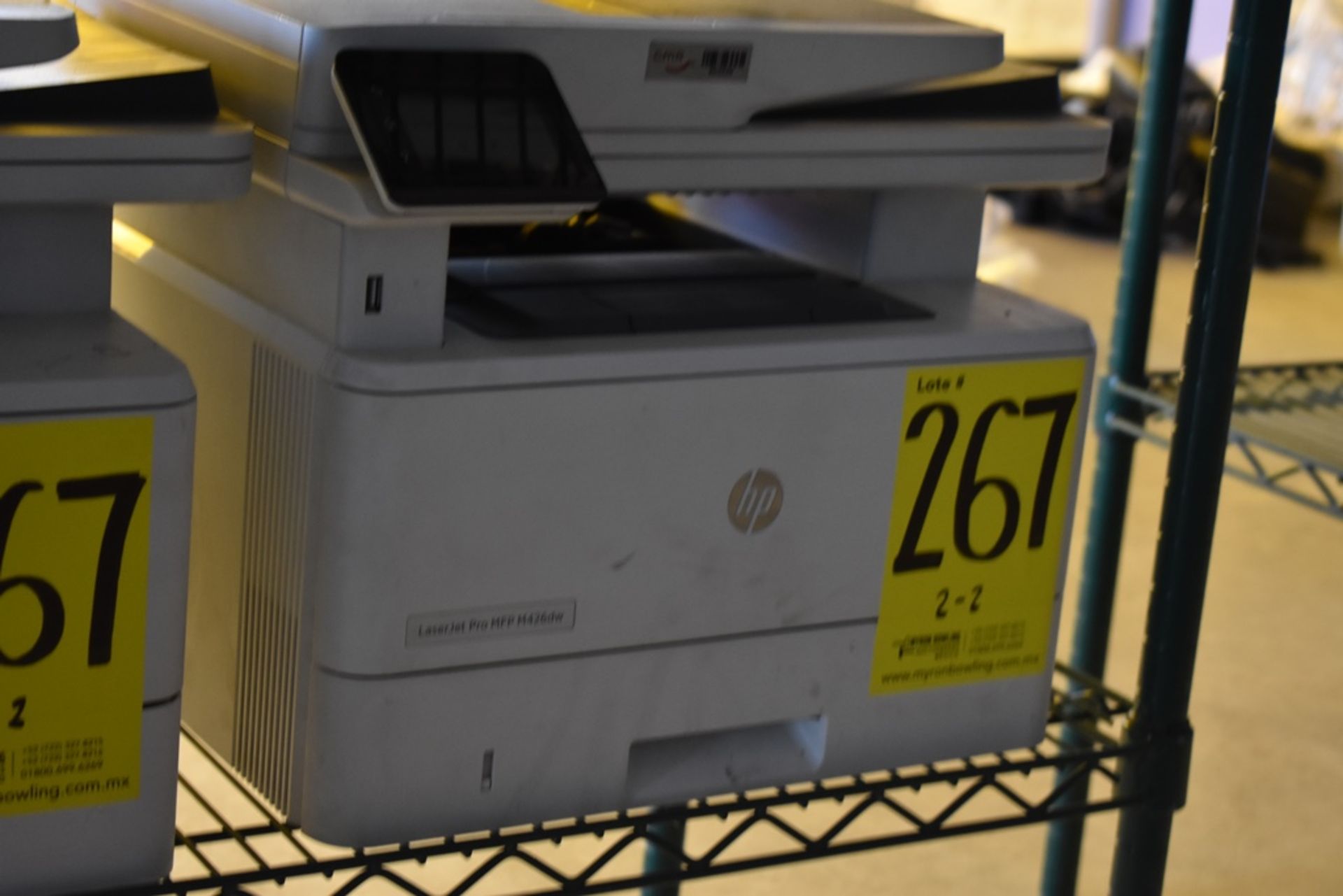 2 impresoras multifuncional marca HP, Modelo: LaserJet Pro MFP M426fdw; Series: PHB8K1N70Y - Image 3 of 10