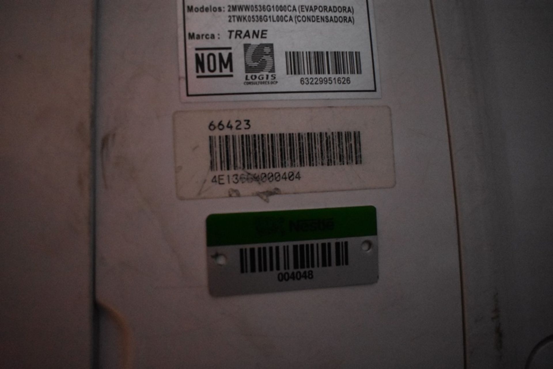 Split marca Trane, Modelo Evaporador: 2MWW0536G1000CA, Modelo Condensador: 2TWK0536G1L00CA - Image 10 of 12