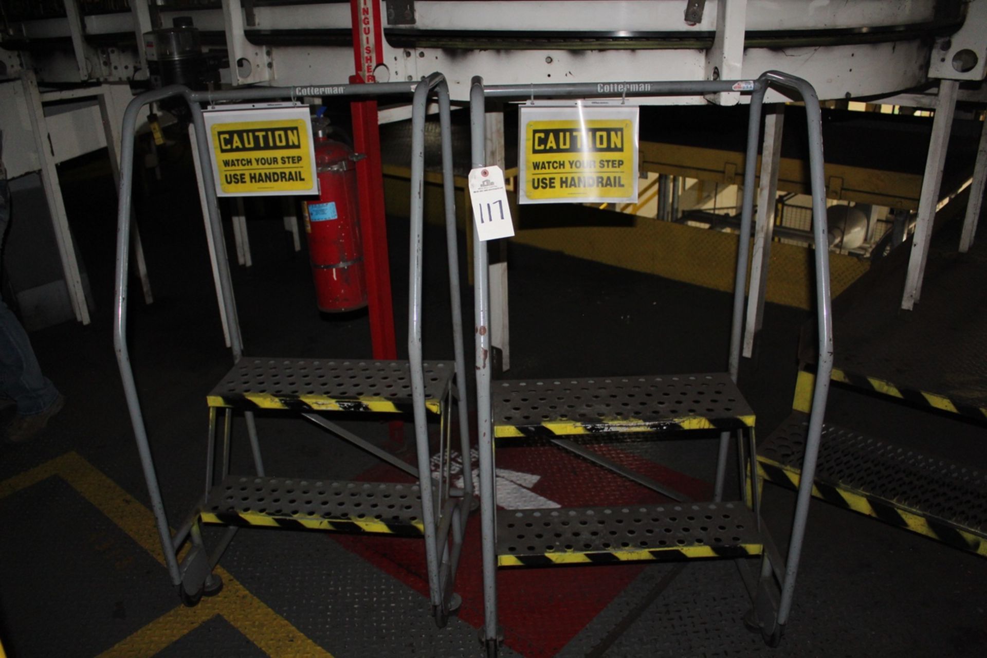 Lot of (2) Warehouse Ladders | Rig Fee: Hand Carry or Contact Rigger