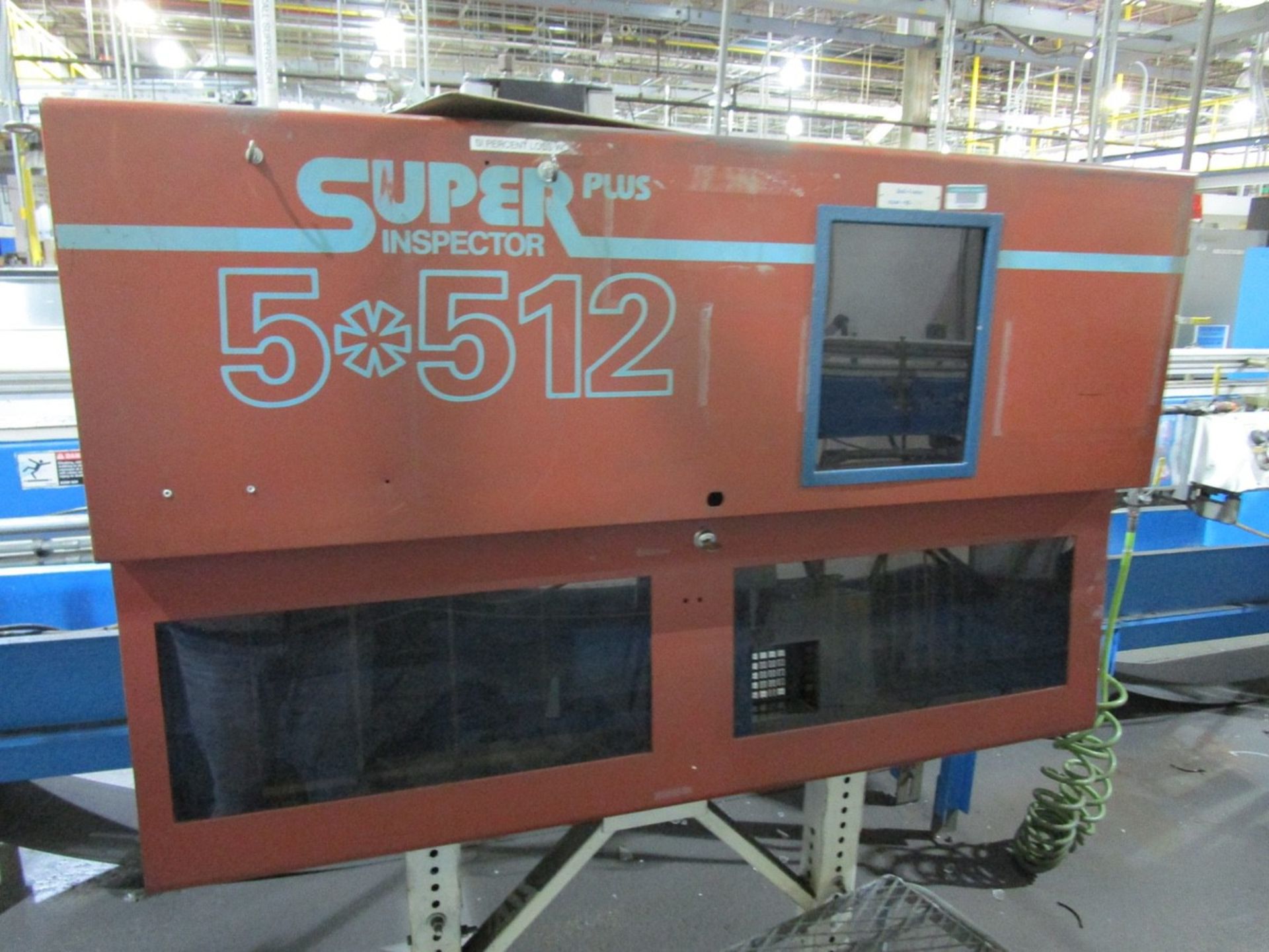 1997 Barry Wehmiller Inex Super Inspector Plus 5*512 Sidewall Inspection Machine | Rig Fee: $1000