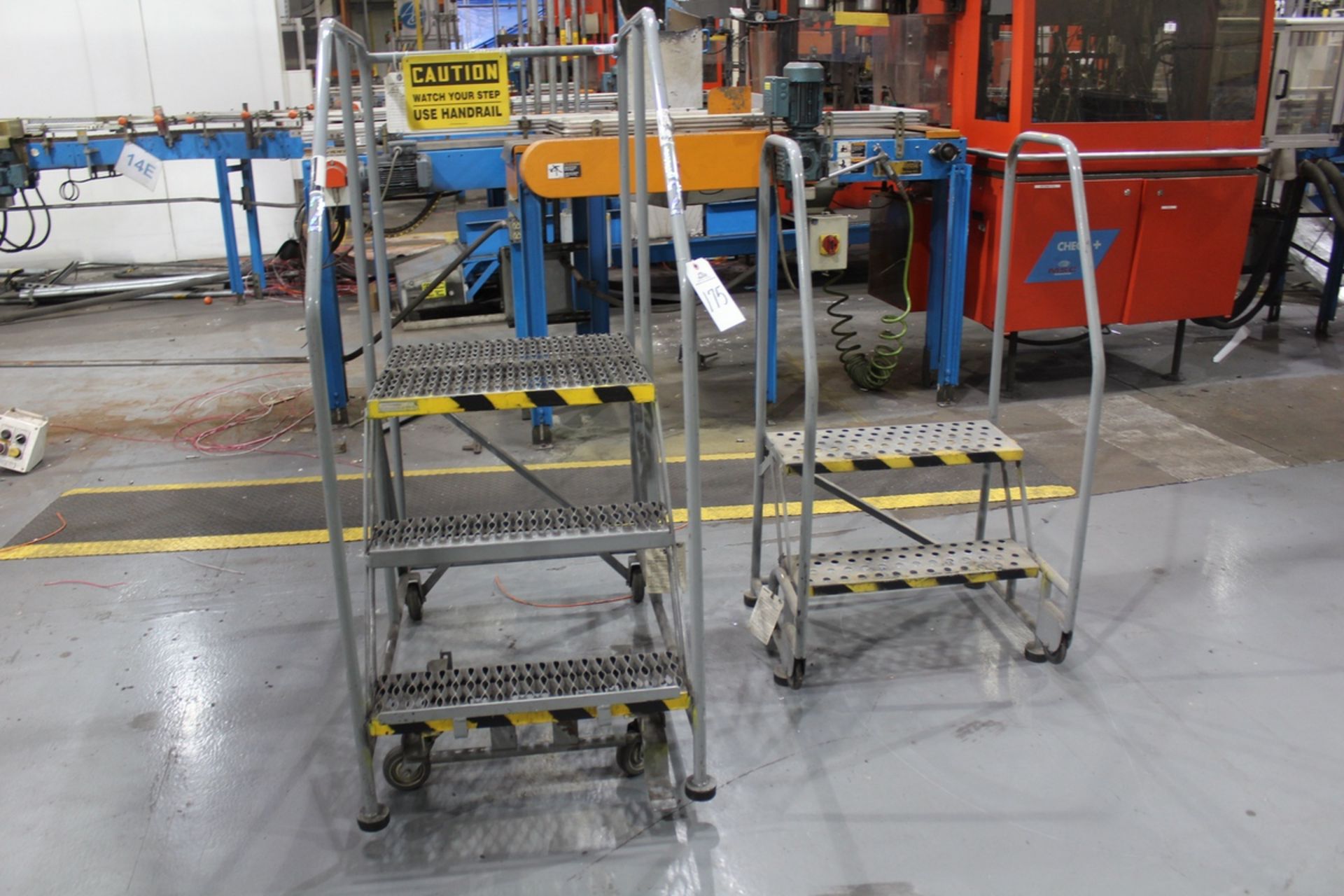 Lot of (2) Warehouse Ladders | Rig Fee: Hand Carry or Contact Rigger