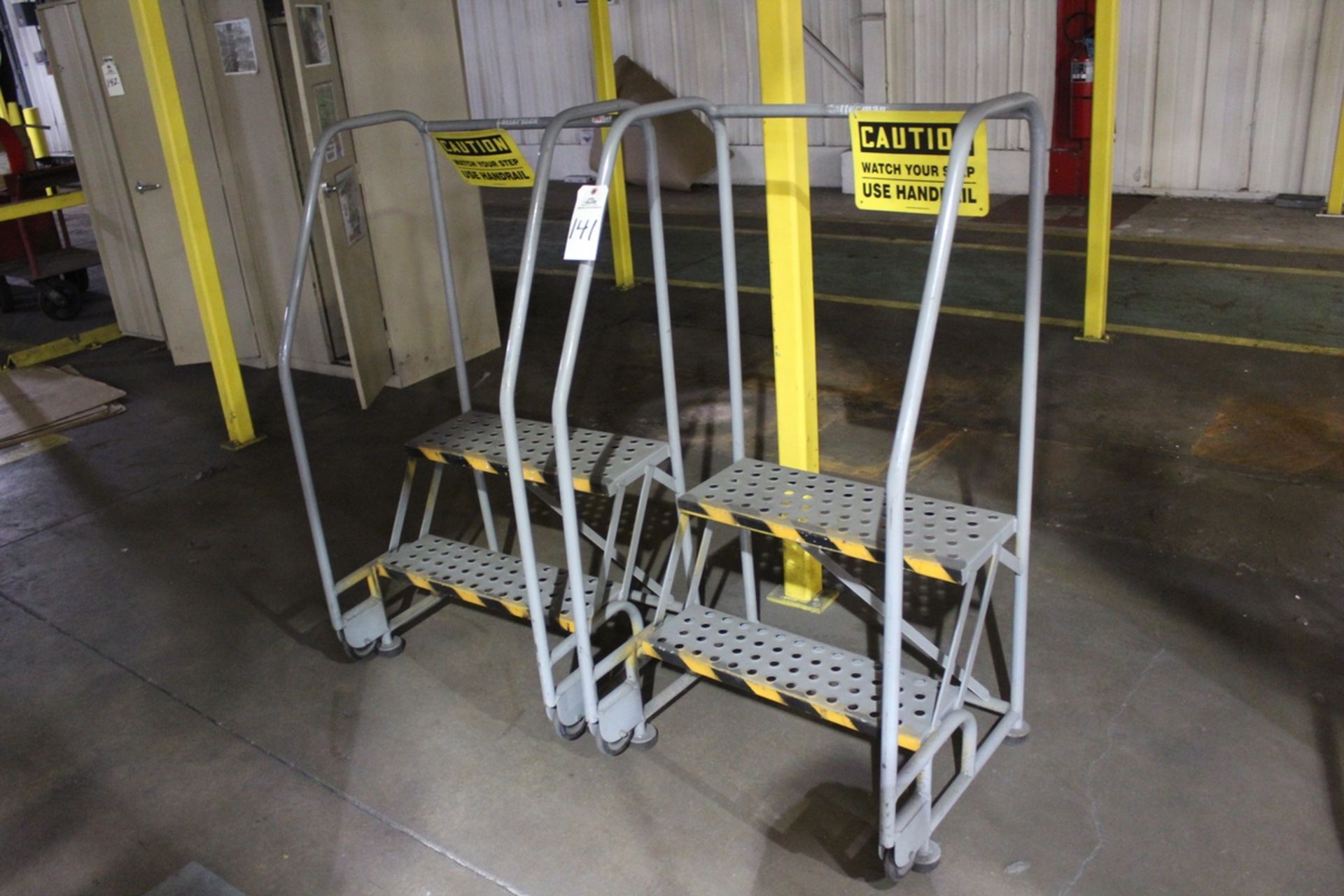 Lot of (2) Warehouse Ladders | Rig Fee: Hand Carry or Contact Rigger