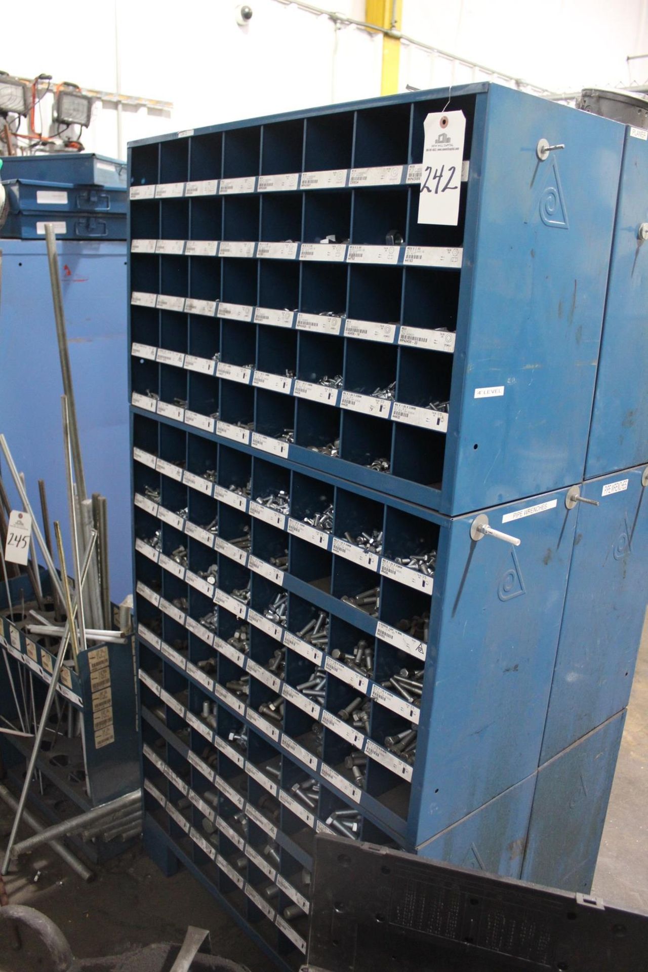 Lot of (6) Parts Bins w/Contents | Rig Fee: Hand Carry or Contact Rigger