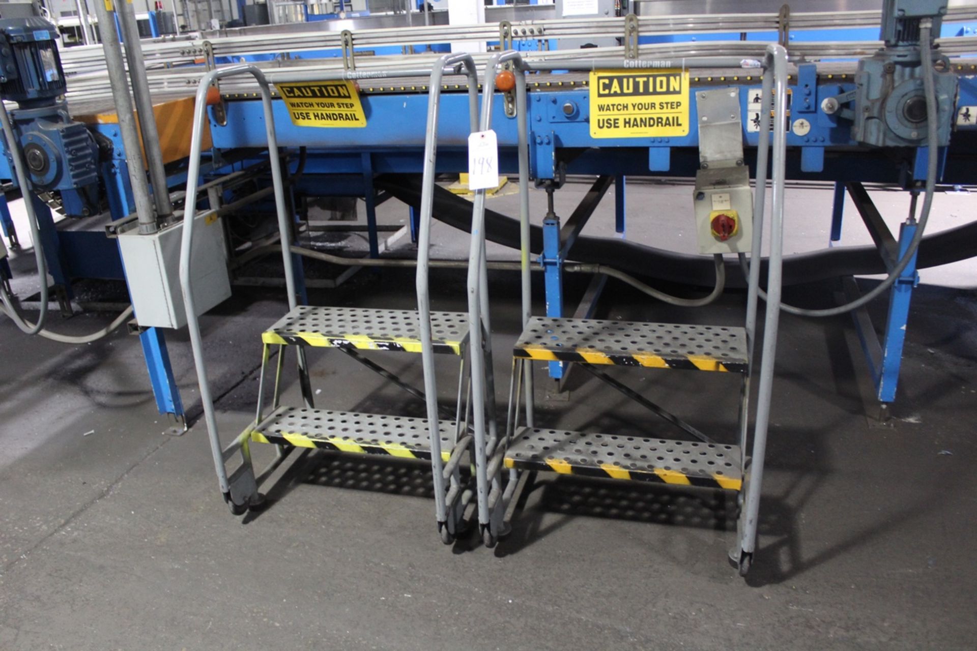 Lot of (2) Warehouse Ladders | Rig Fee: Hand Carry or Contact Rigger