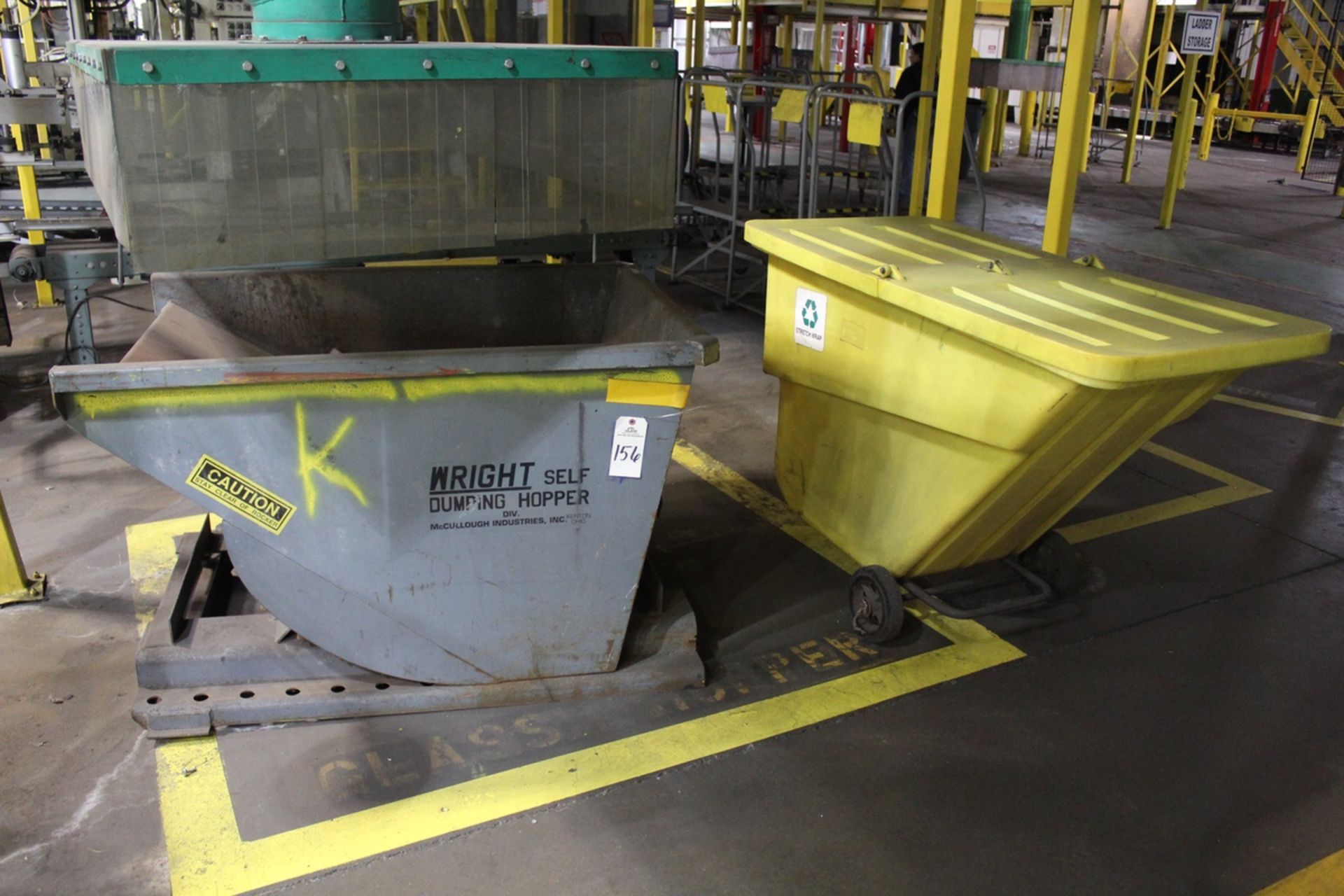 Wright Dump Hopper w/Poly Waste Cart | Rig Fee: $35