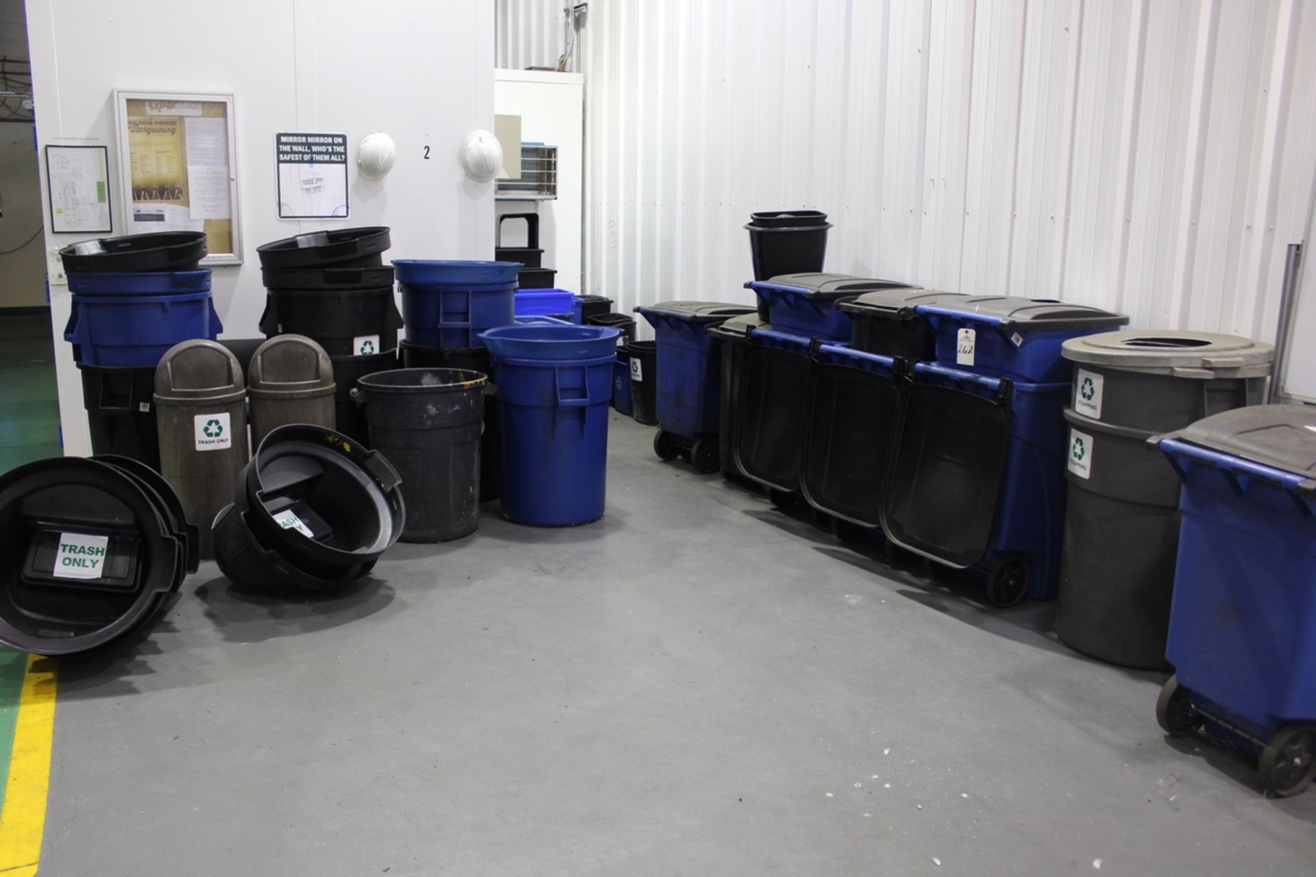 Lot of Waste Receptacles | Rig Fee: Hand Carry or Contact Rigger