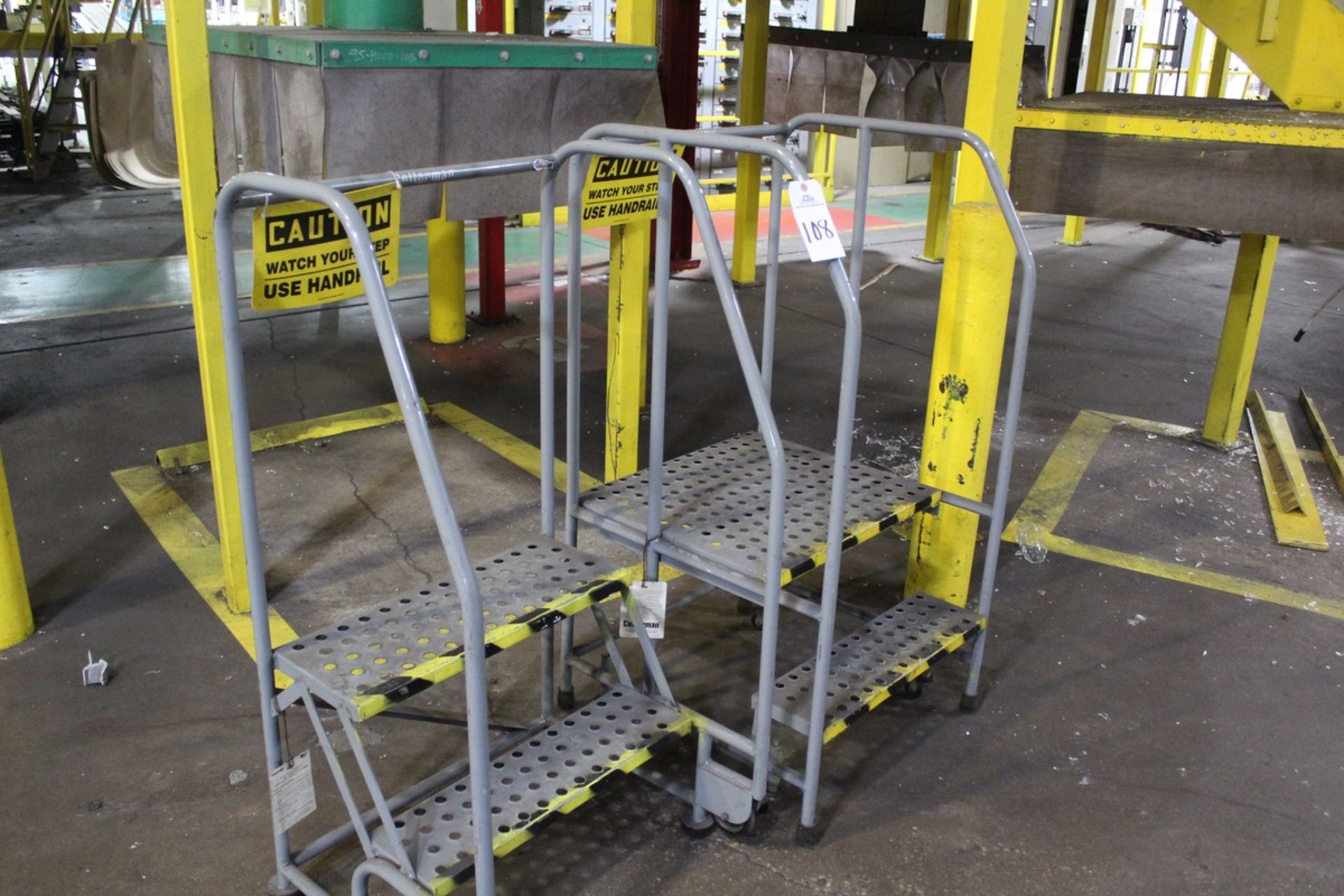 Lot of (2) Warehouse Ladders | Rig Fee: Hand Carry or Contact Rigger