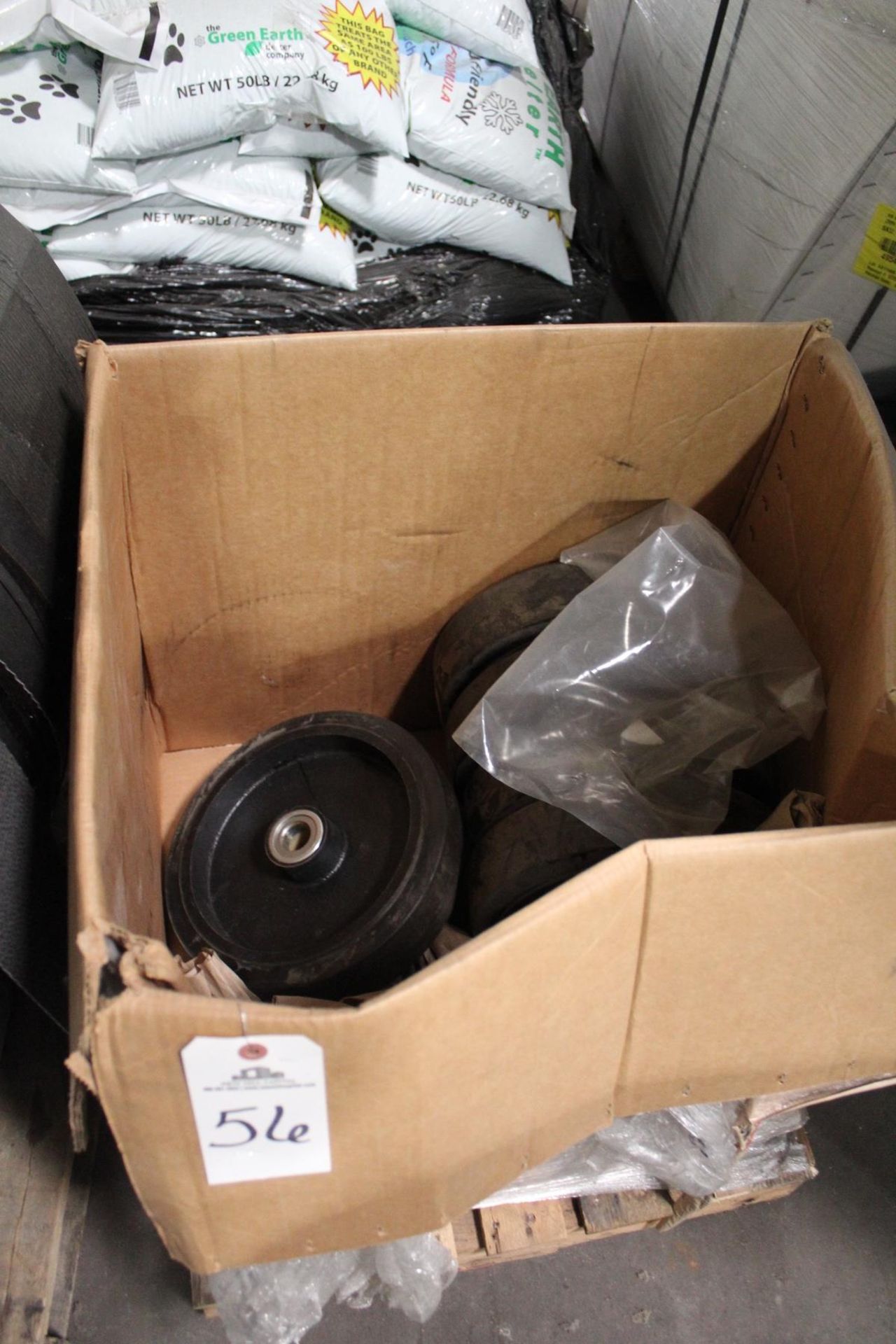 Lot of 8" Rubber Wheels | Rig Fee: Hand Carry or Contact Rigger