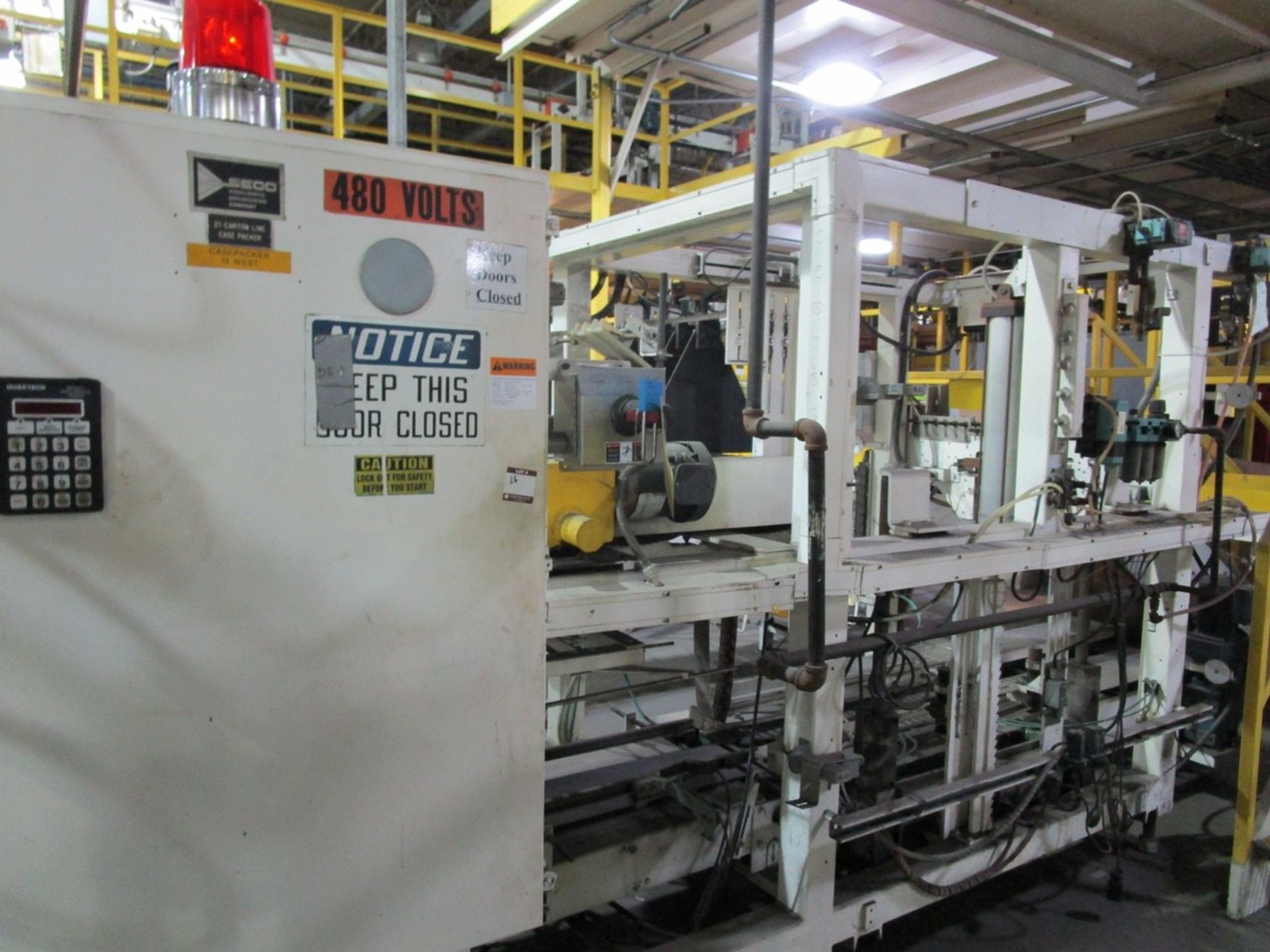 Seco Glass House Packer Carton Line Case Packer s/n 3522/D0835 | Rig Fee: Contact Rigger