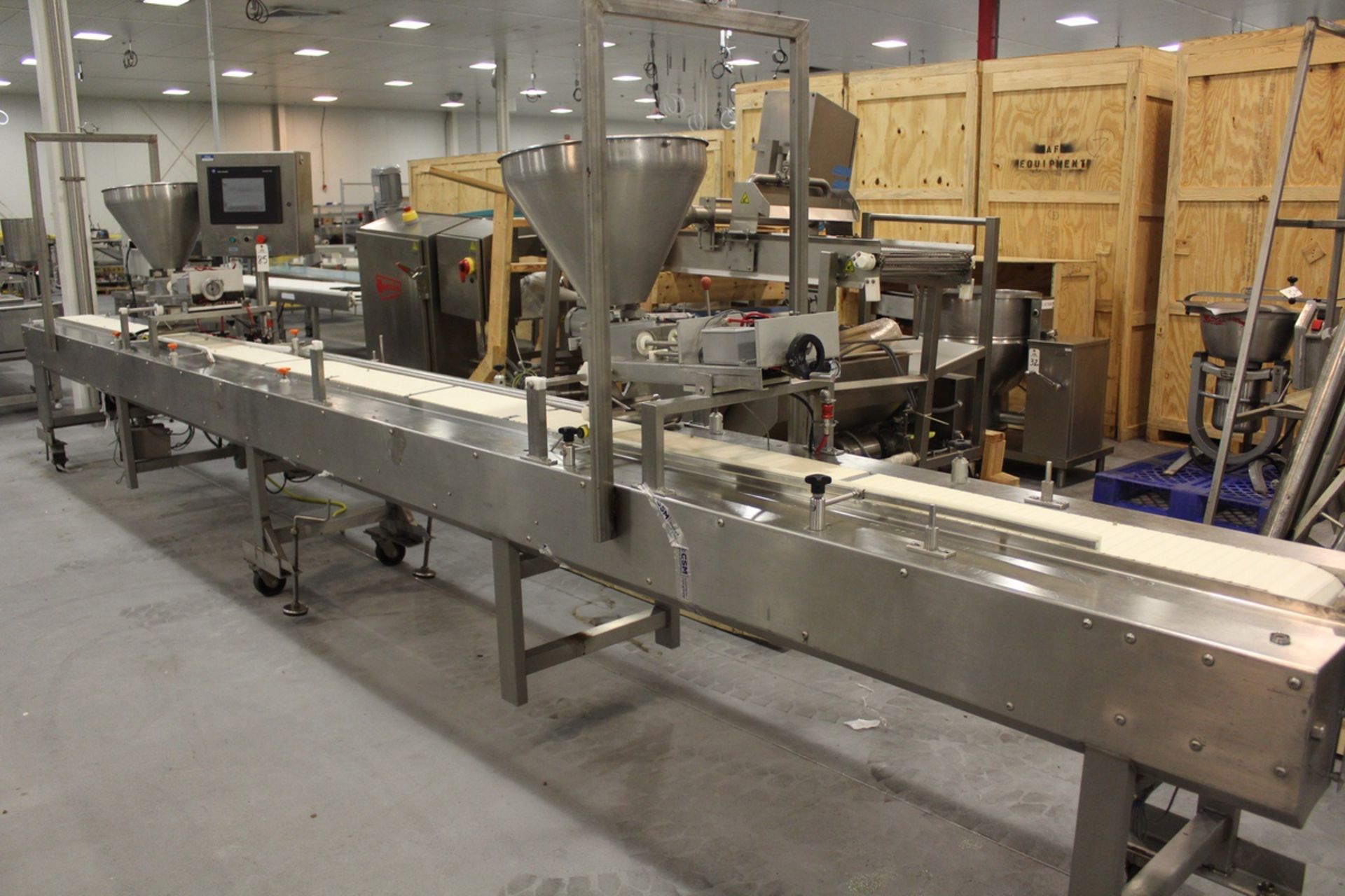 Unifiller Automatic Cake Frosting/Decorating Line, W/ (2) Dual Piston Hopper Fe | Rig Fee: $800